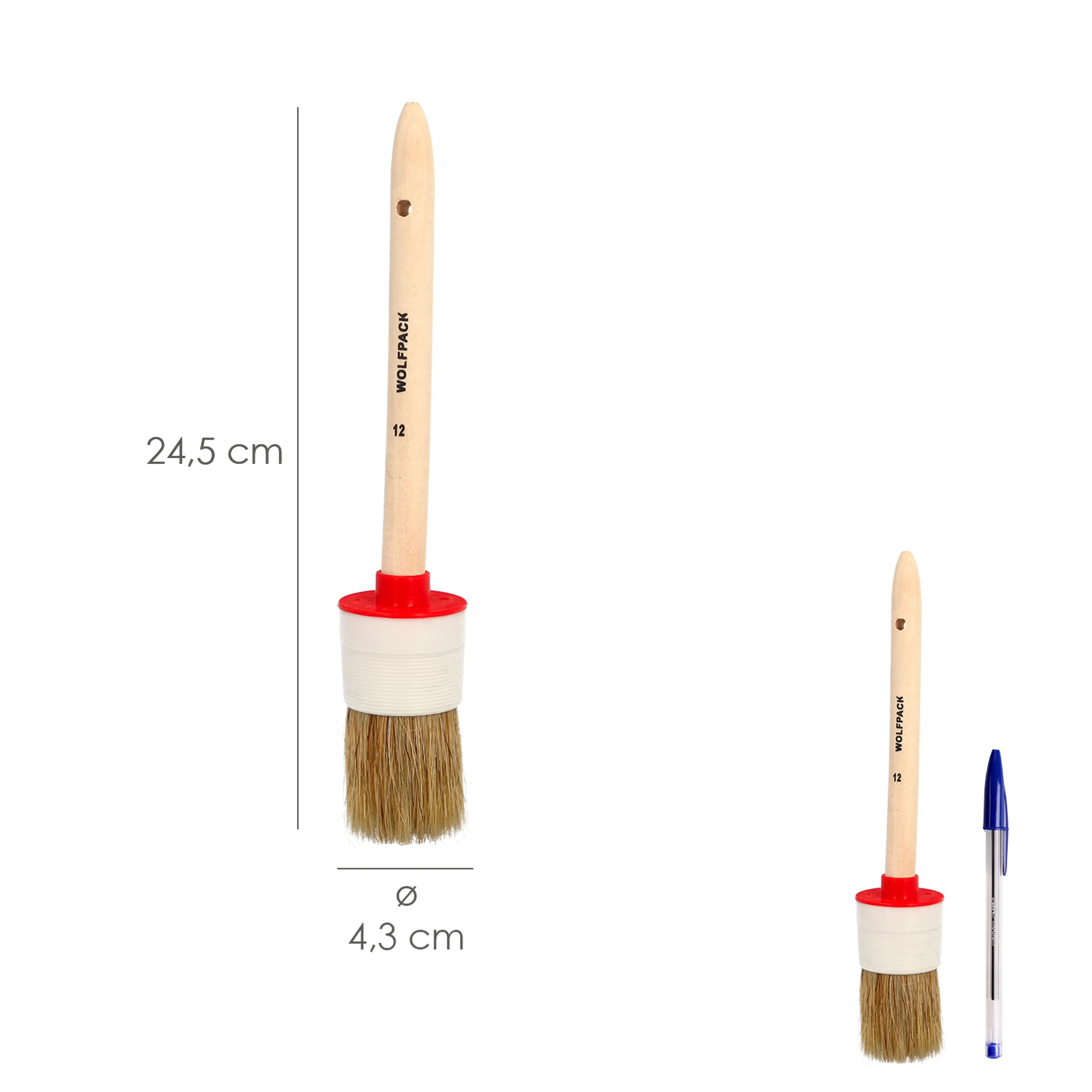 BROCHA BRICO REDONDA CERDA BLANCA N