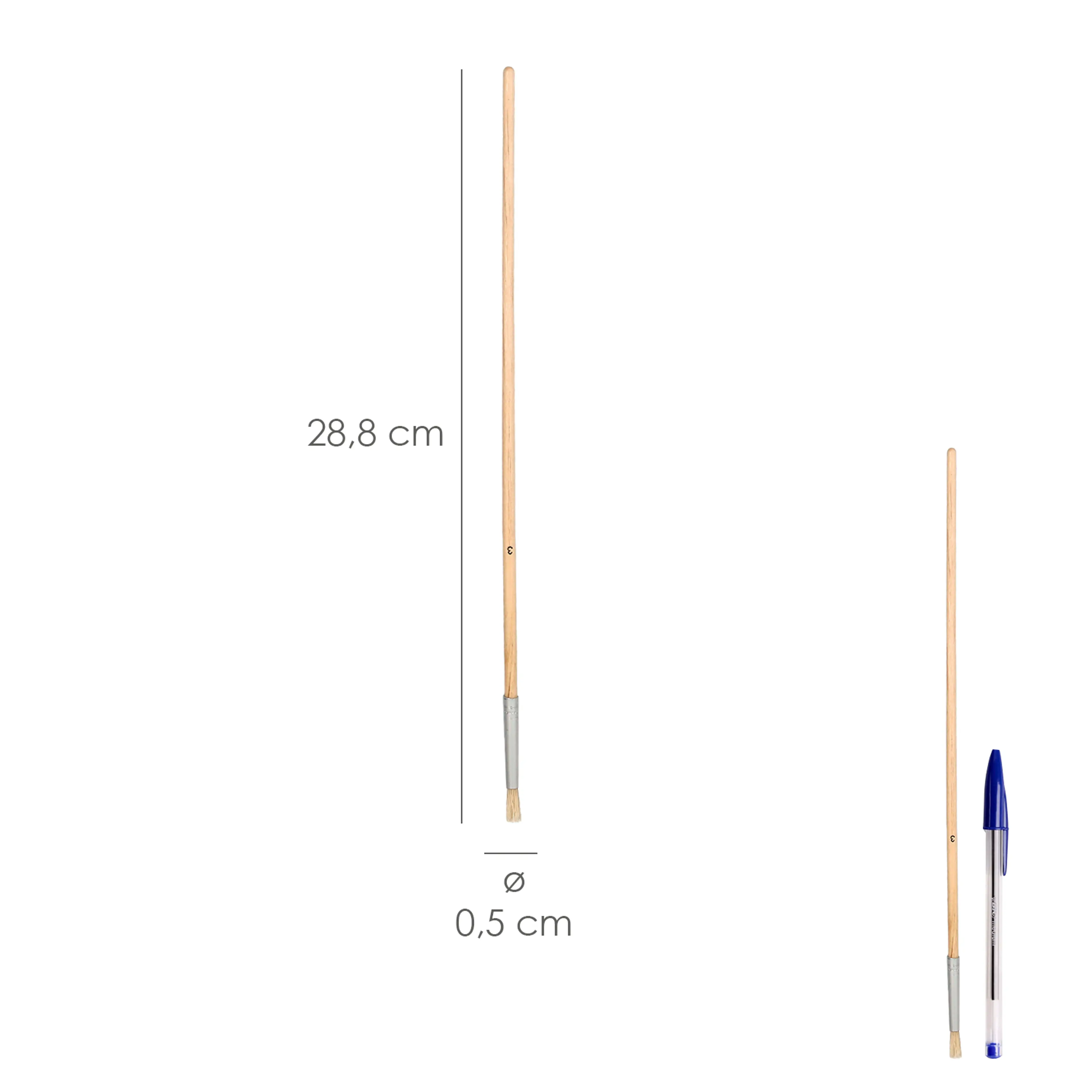 PINCEL BRICO REDONDO CERDA BLANCA N