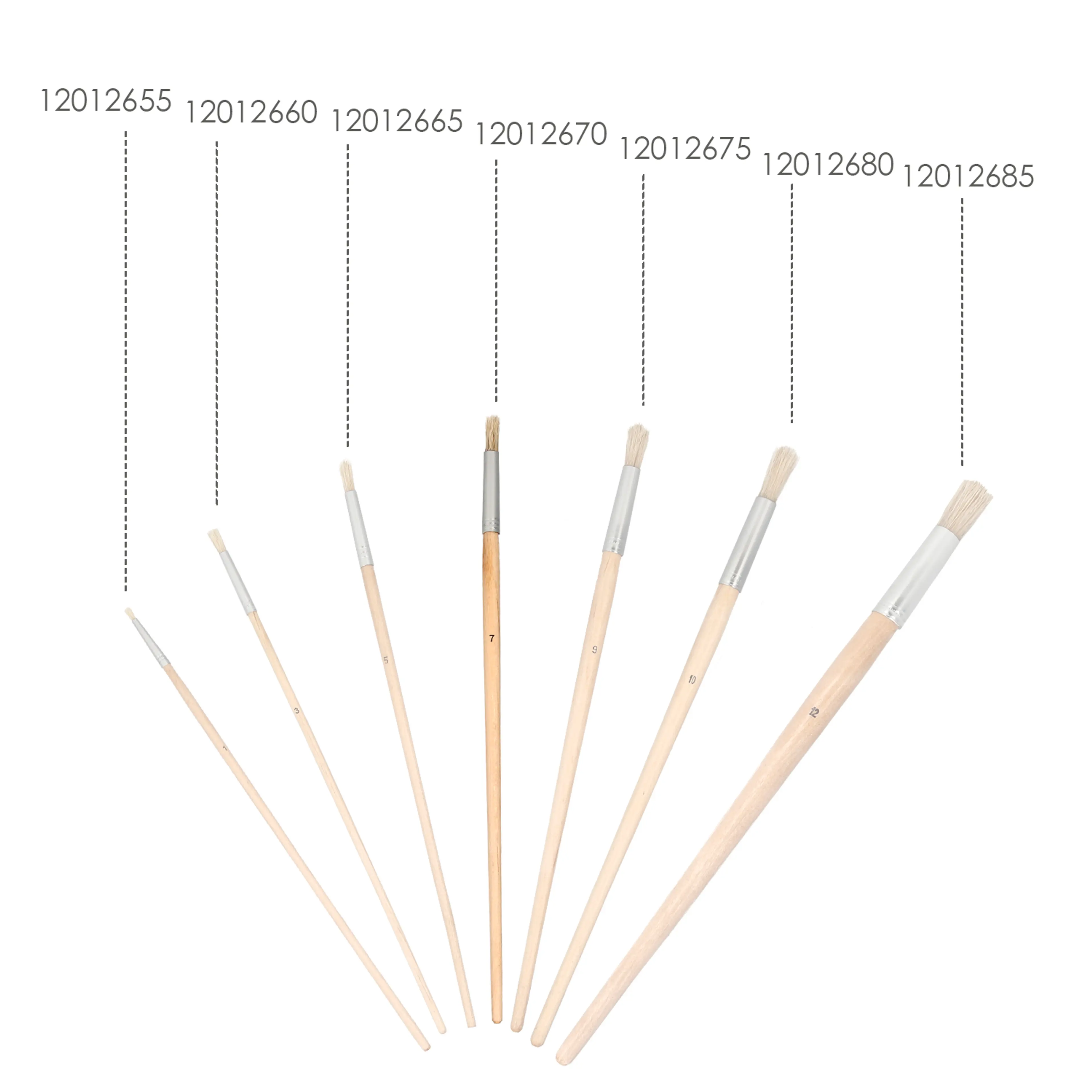 PINCEL BRICO REDONDO CERDA BLANCA N