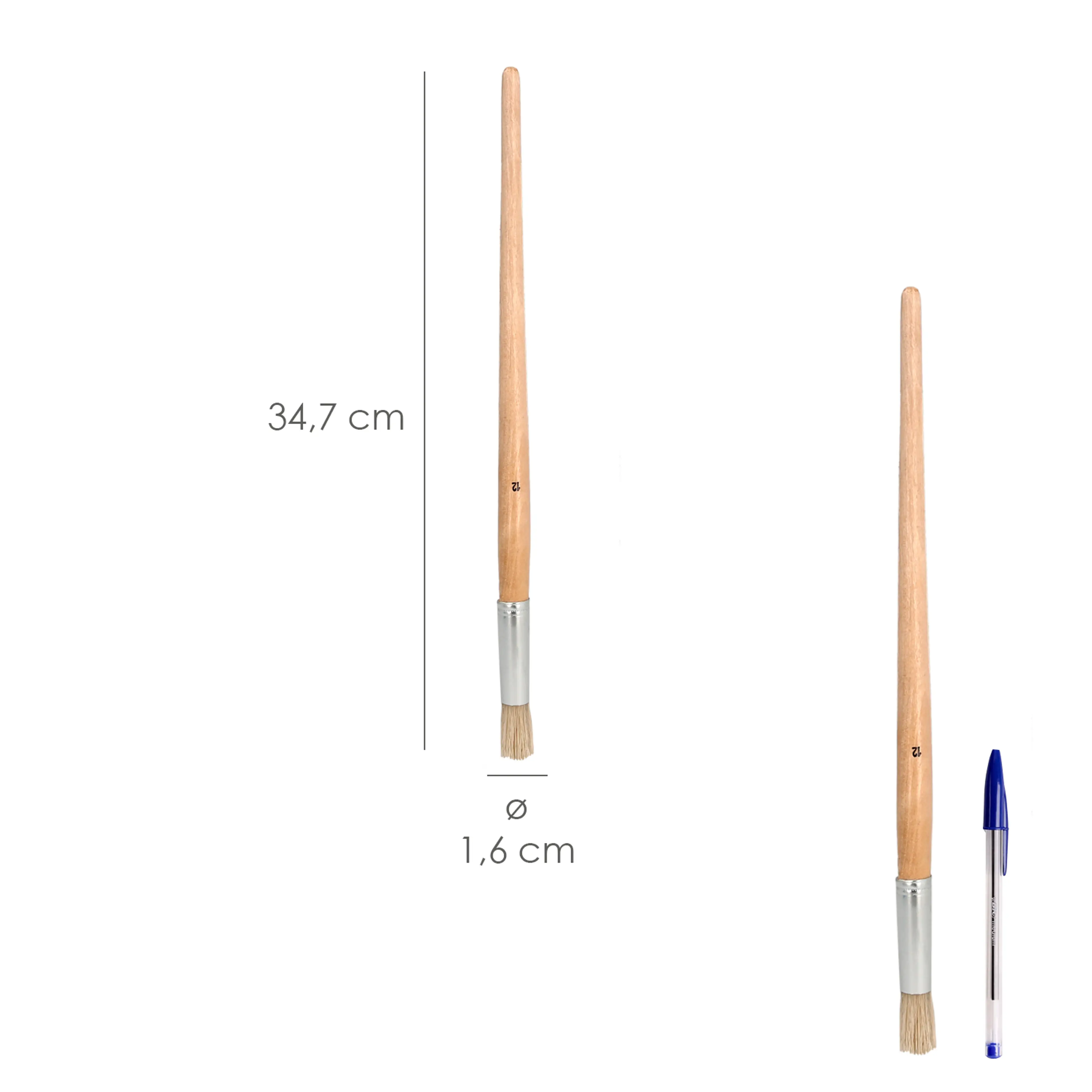 PINCEL BRICO REDONDO CERDA BLANCA N