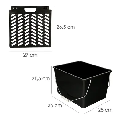 CUBETA PARA PINTURA 15 LITROS CON R