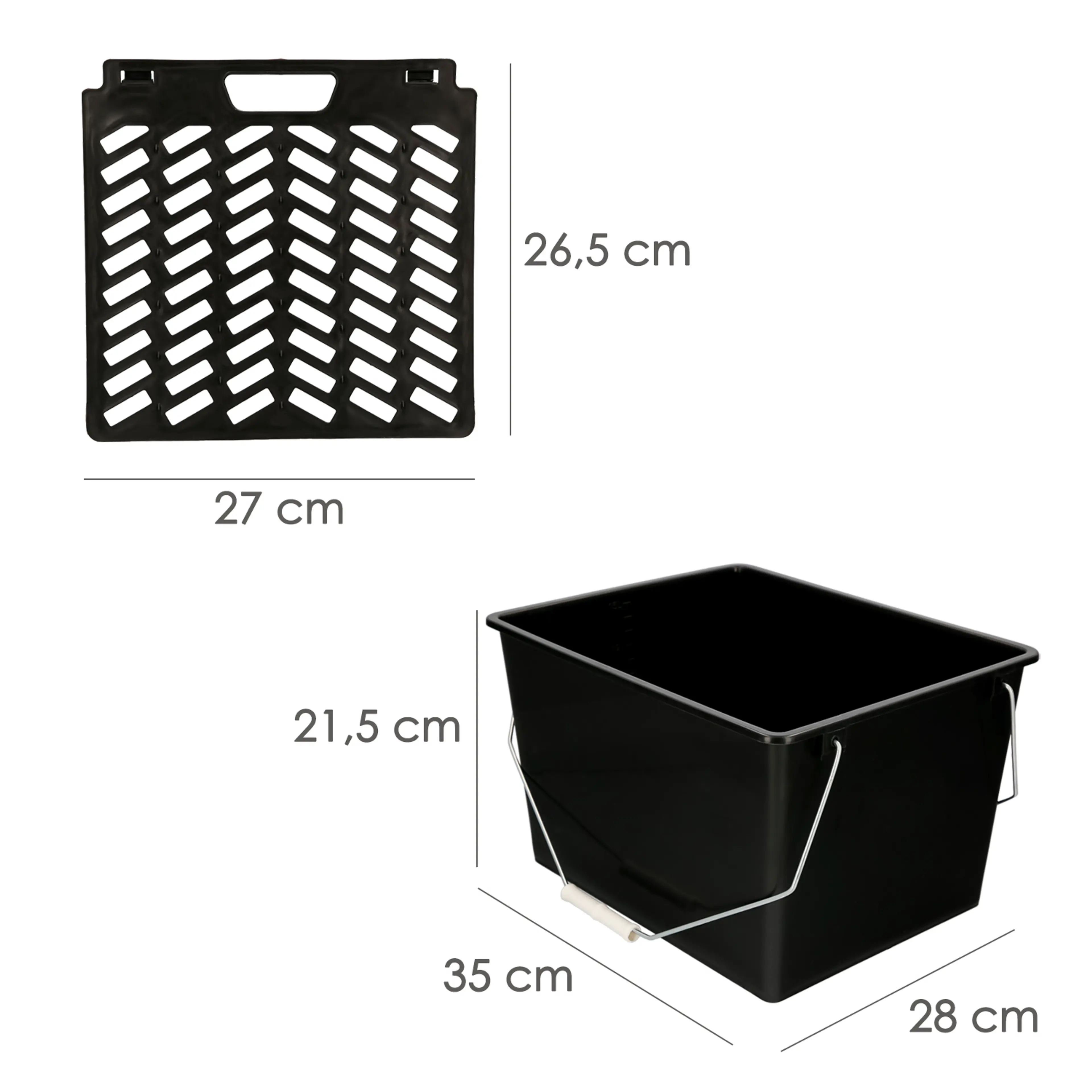 CUBETA PARA PINTURA 15 LITROS CON R