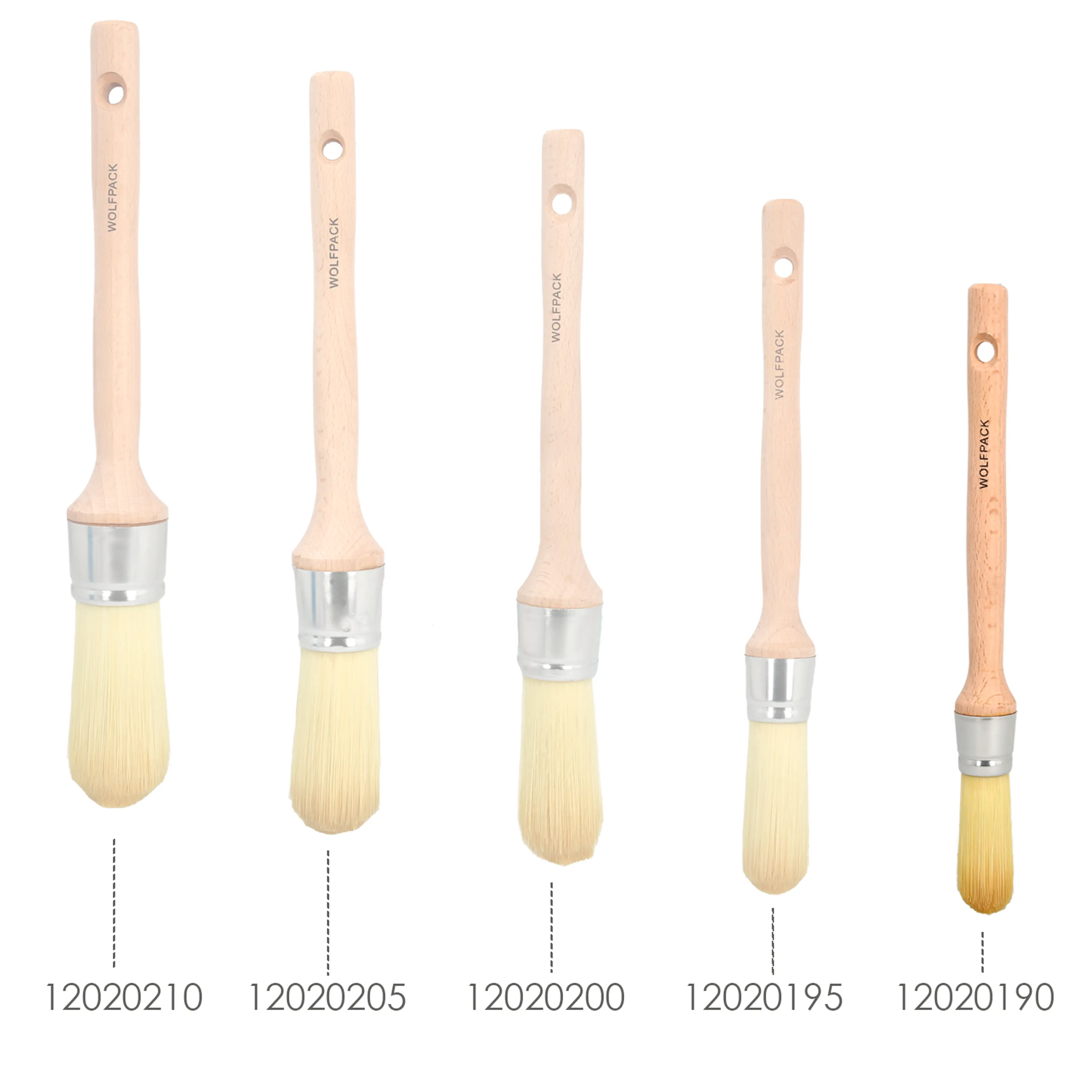 BROCHA PINTOR WOLFPACK VIROLA HIERR