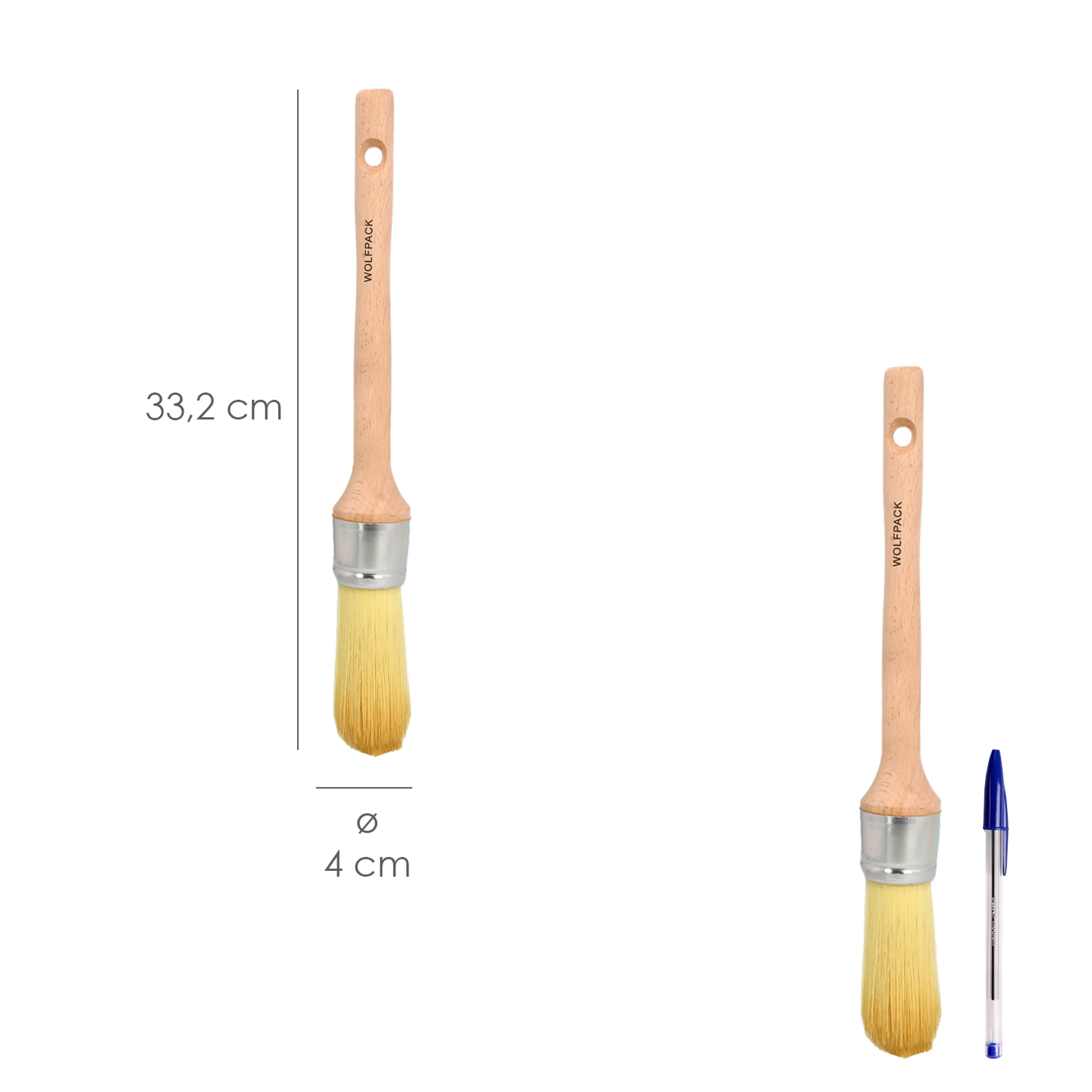 BROCHA PINTOR WOLFPACK VIROLA HIERR