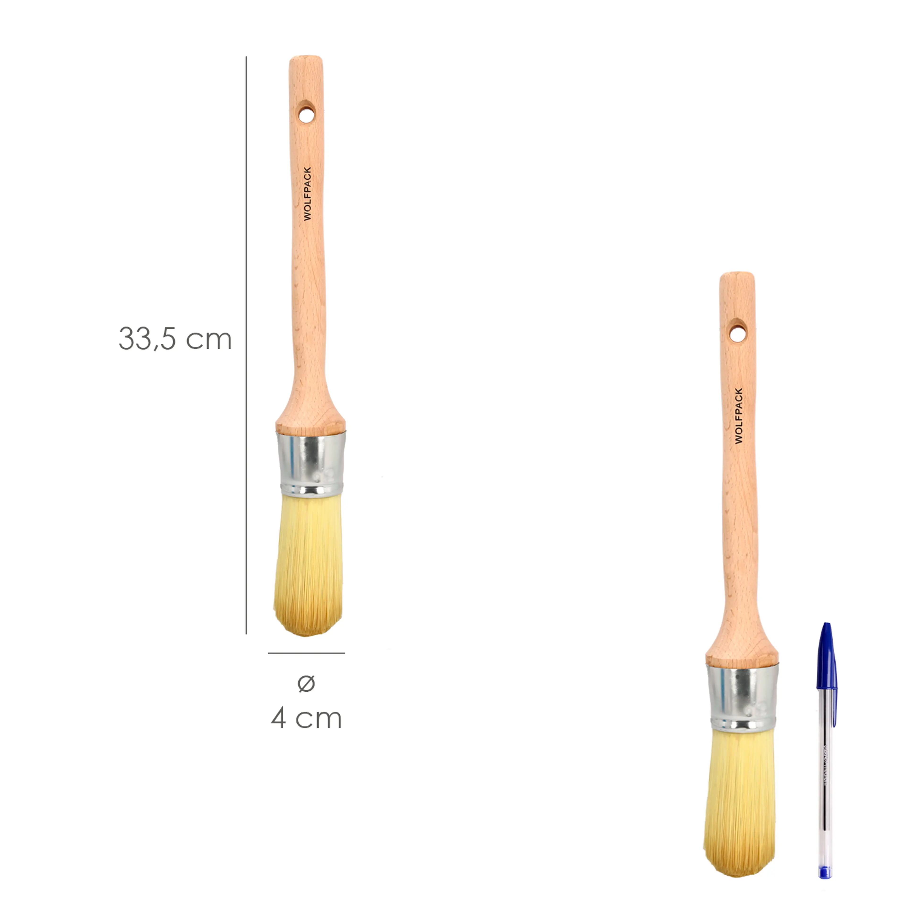 BROCHA PINTOR WOLFPACK VIROLA HIERR