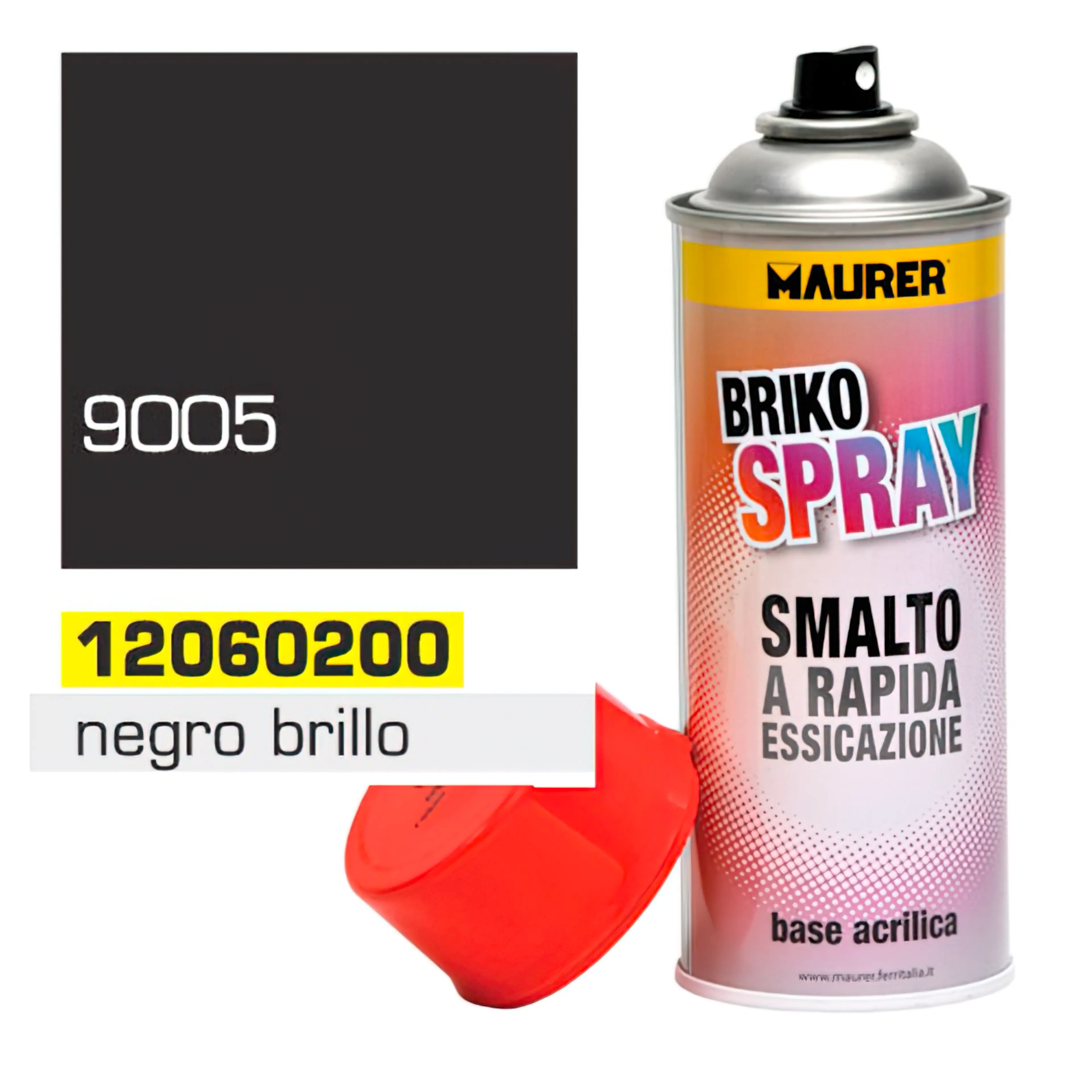 SPRAY PINTURA NEGRO BRILLO PROFUNDO