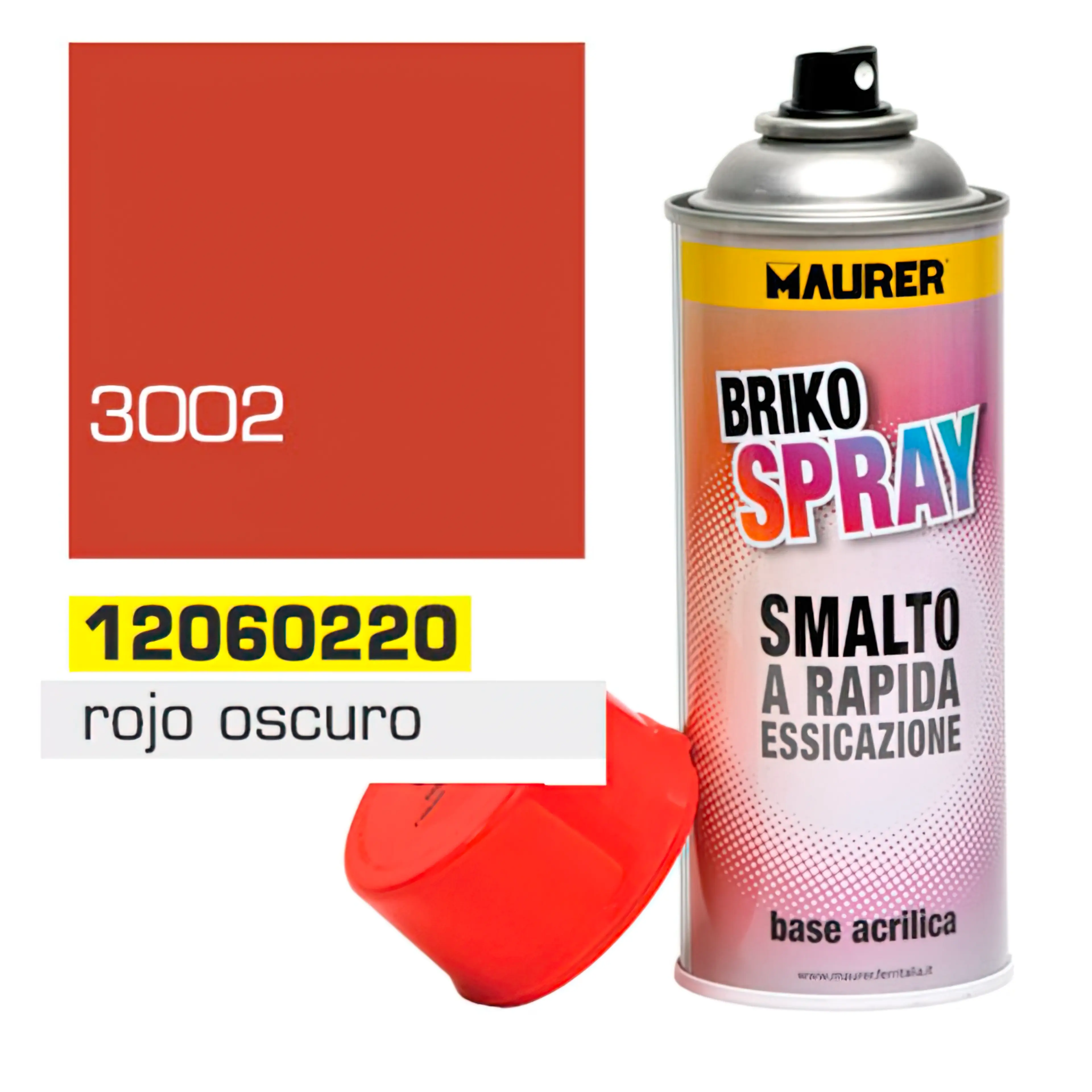 SPRAY PINTURA ROJO OSCURO CARMIN 40