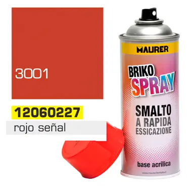 SPRAY PINTURA ROJO SEÑAL 400 ML.