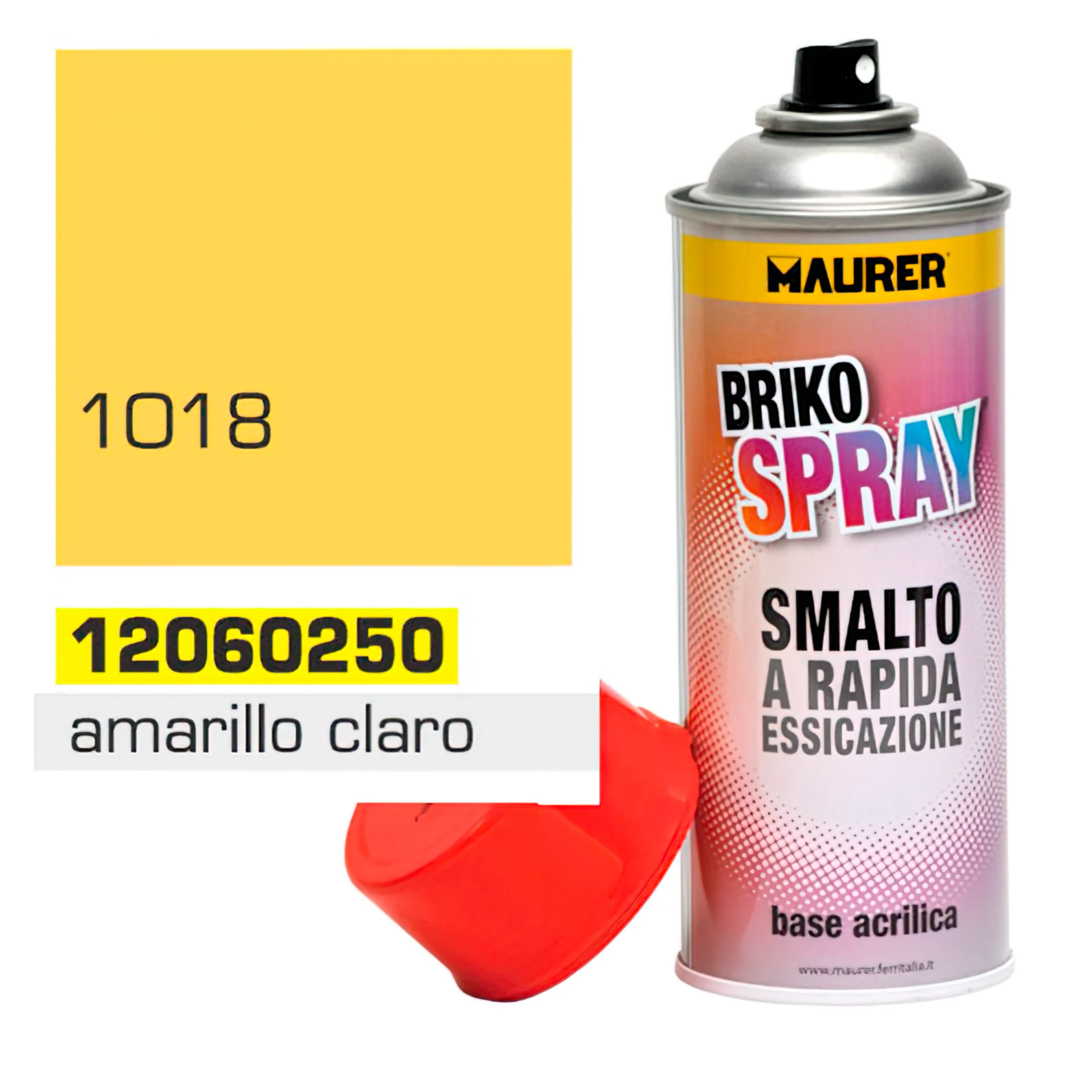 SPRAY PINTURA AMARILLO CLARO ZINC 4