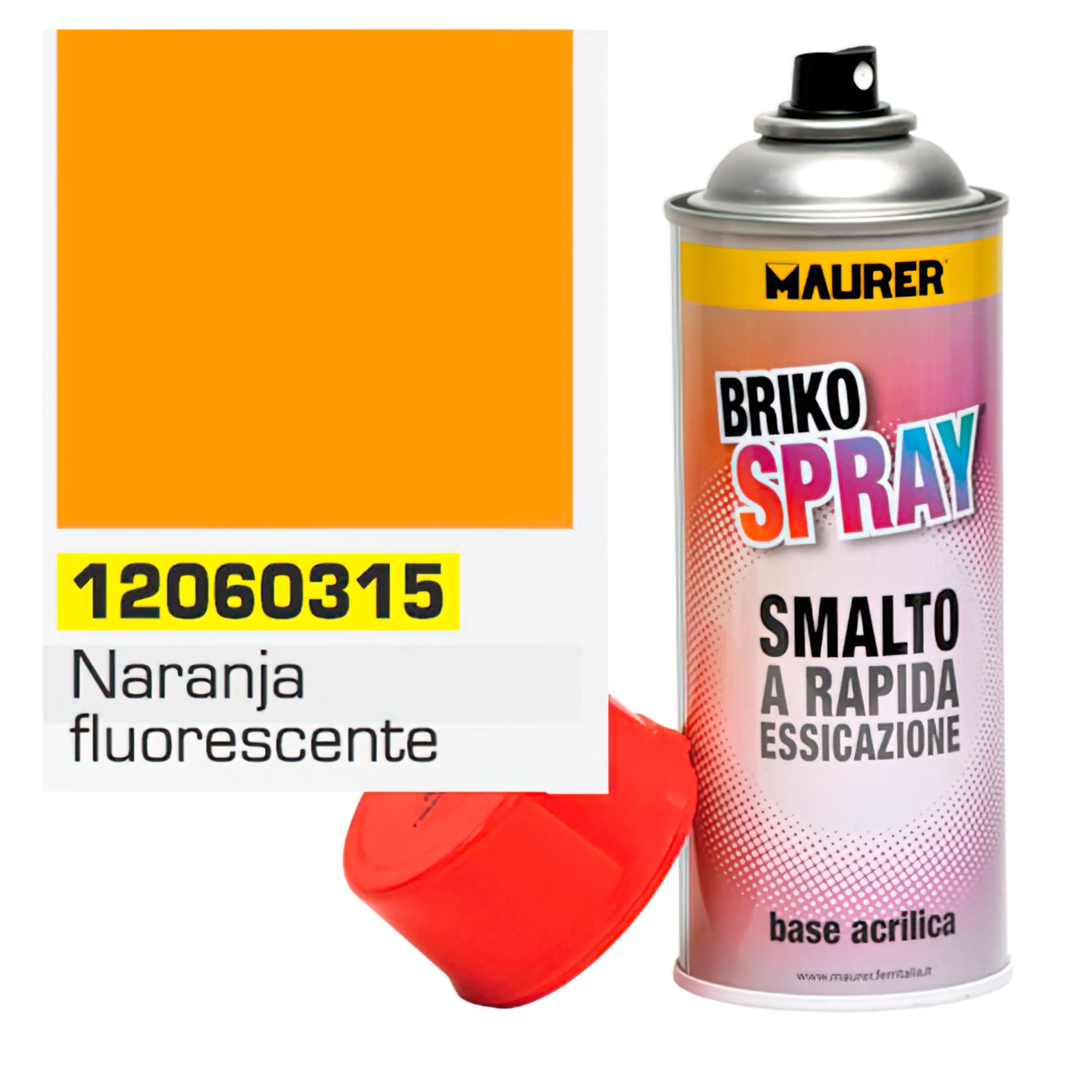 SPRAY PINTURA NARANJA FLUORESCENTE 