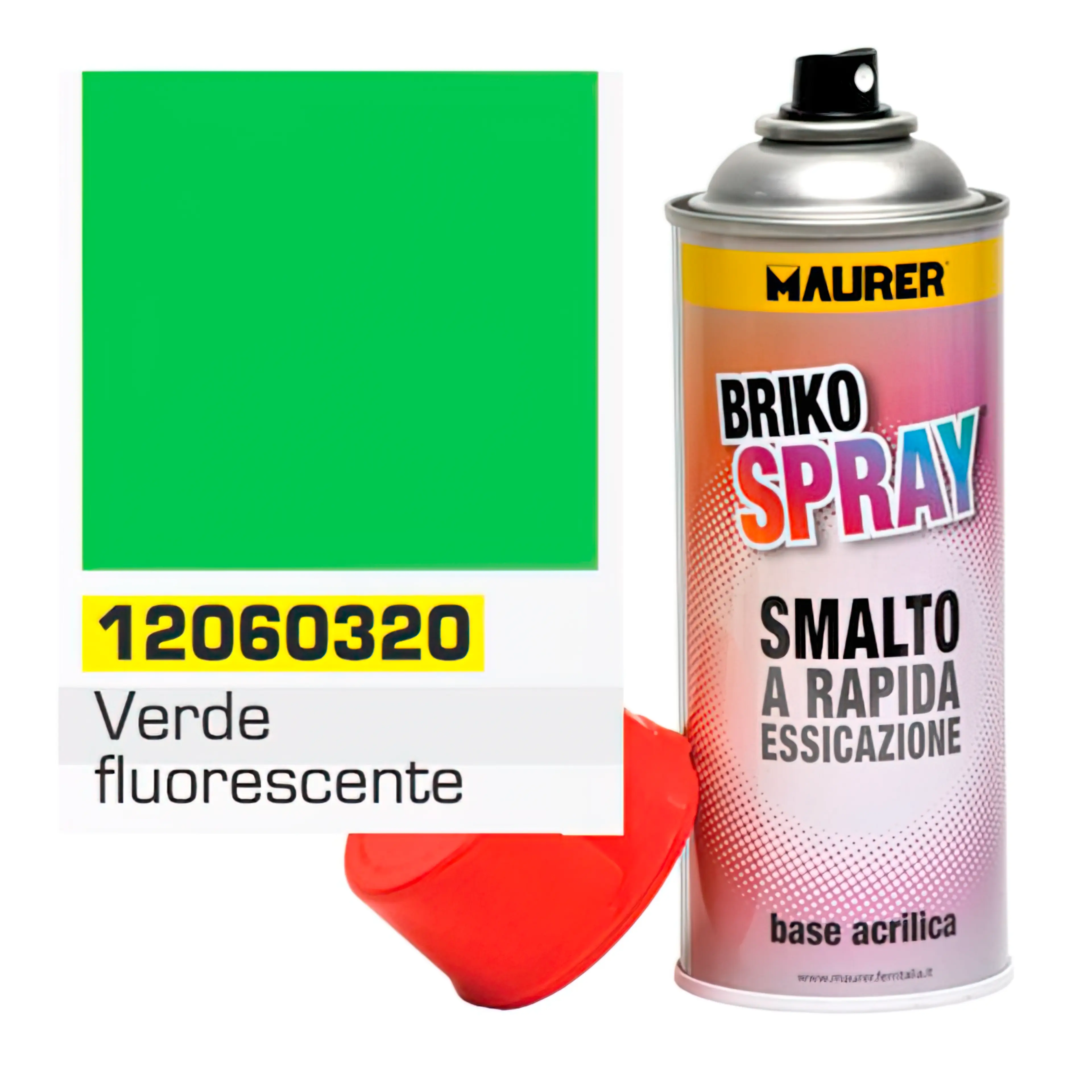 SPRAY PINTURA VERDE FLUORESCENTE 40