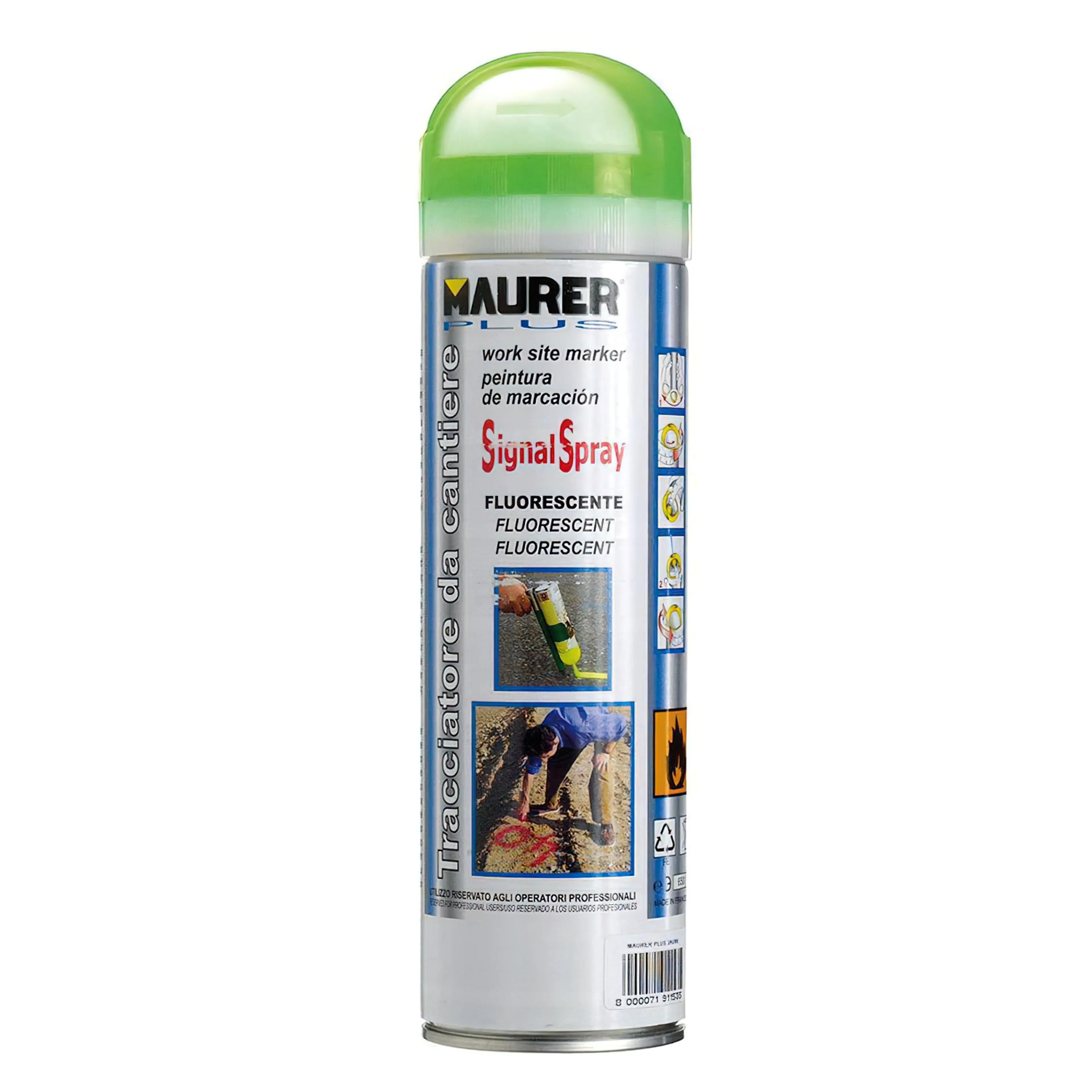 SPRAY PINTURA TRAZADOR VERDE FLUORE