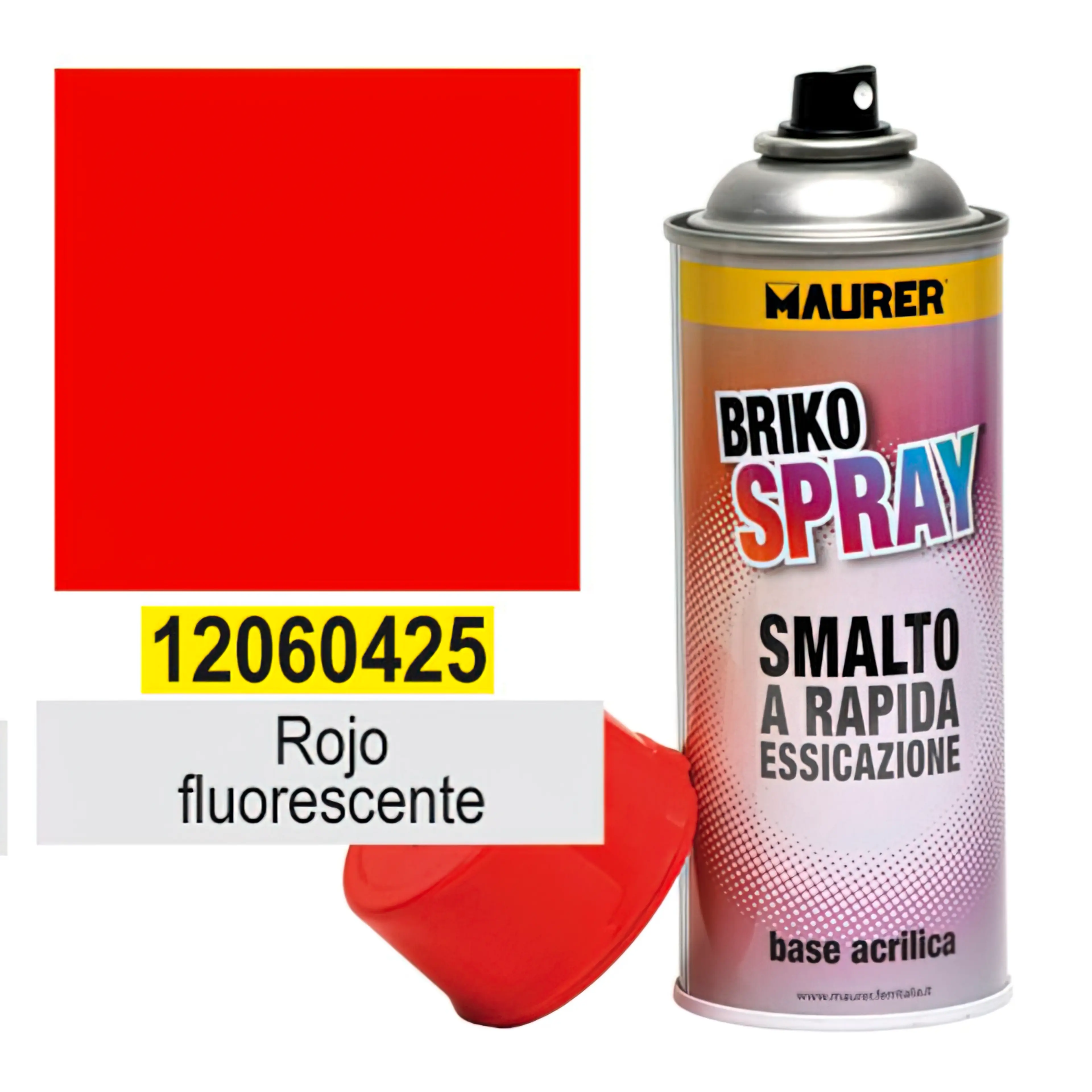 SPRAY PINTURA ROJO FLUORESCENTE 400