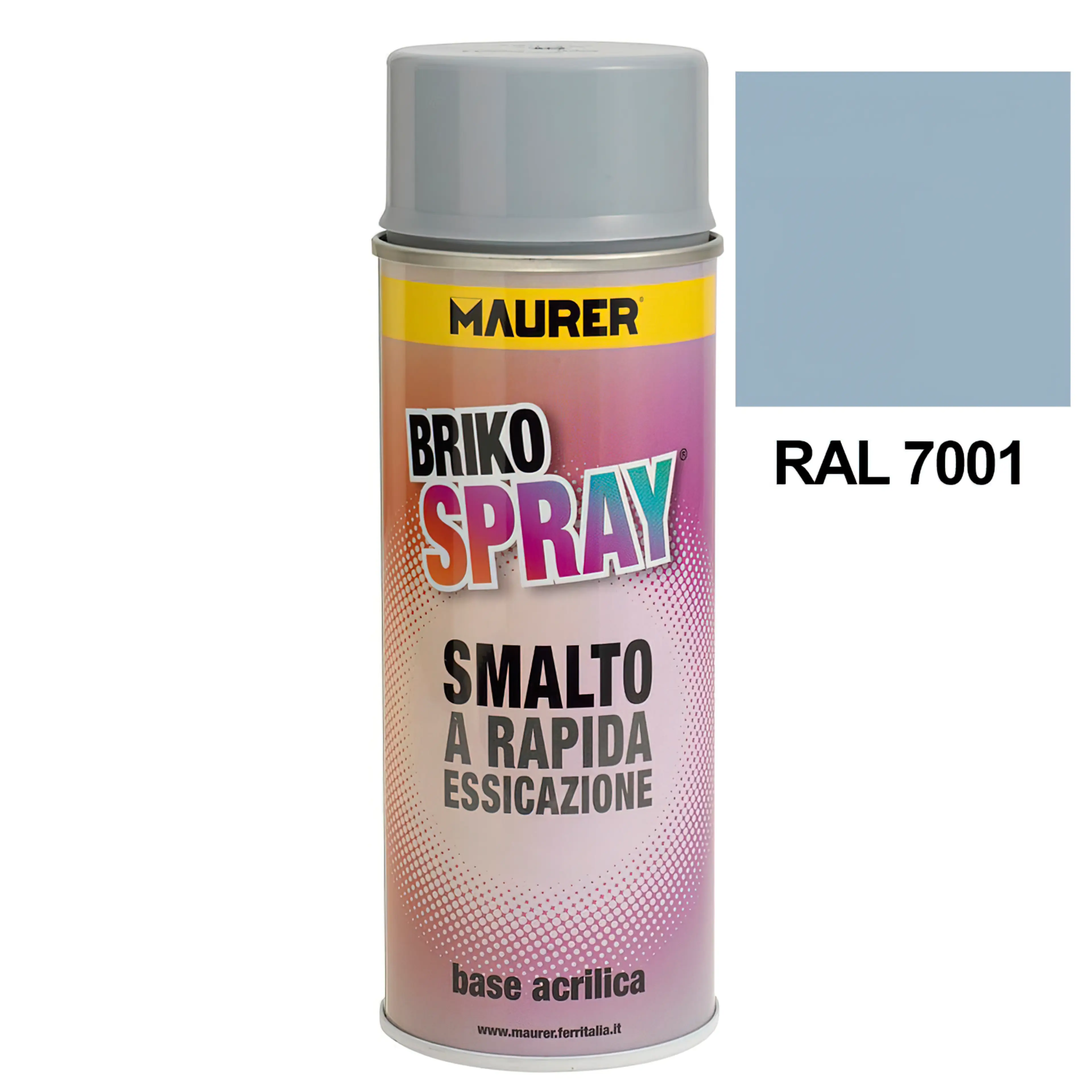 SPRAY PINTURA GRIS PLATA 400 ML.