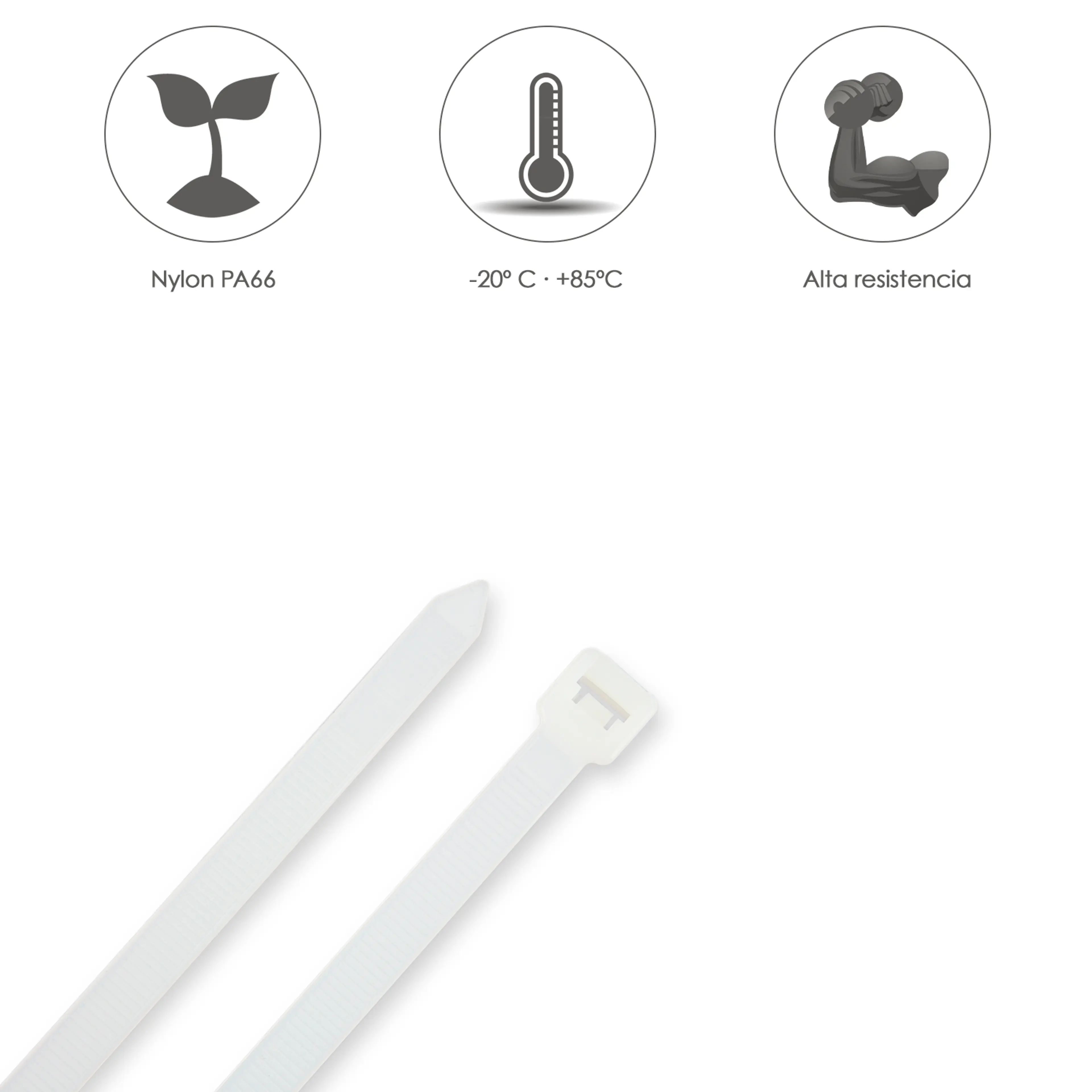 BRIDA NYLON 100%. COLOR NATURAL 3,5