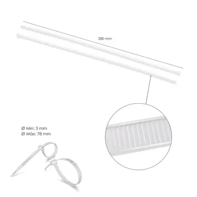 BRIDA NYLON 100%. COLOR NATURAL 3,5