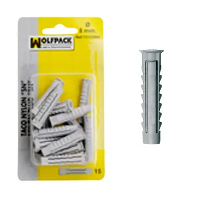 TACO NYLON  SN    10 MM. (10 PIEZAS