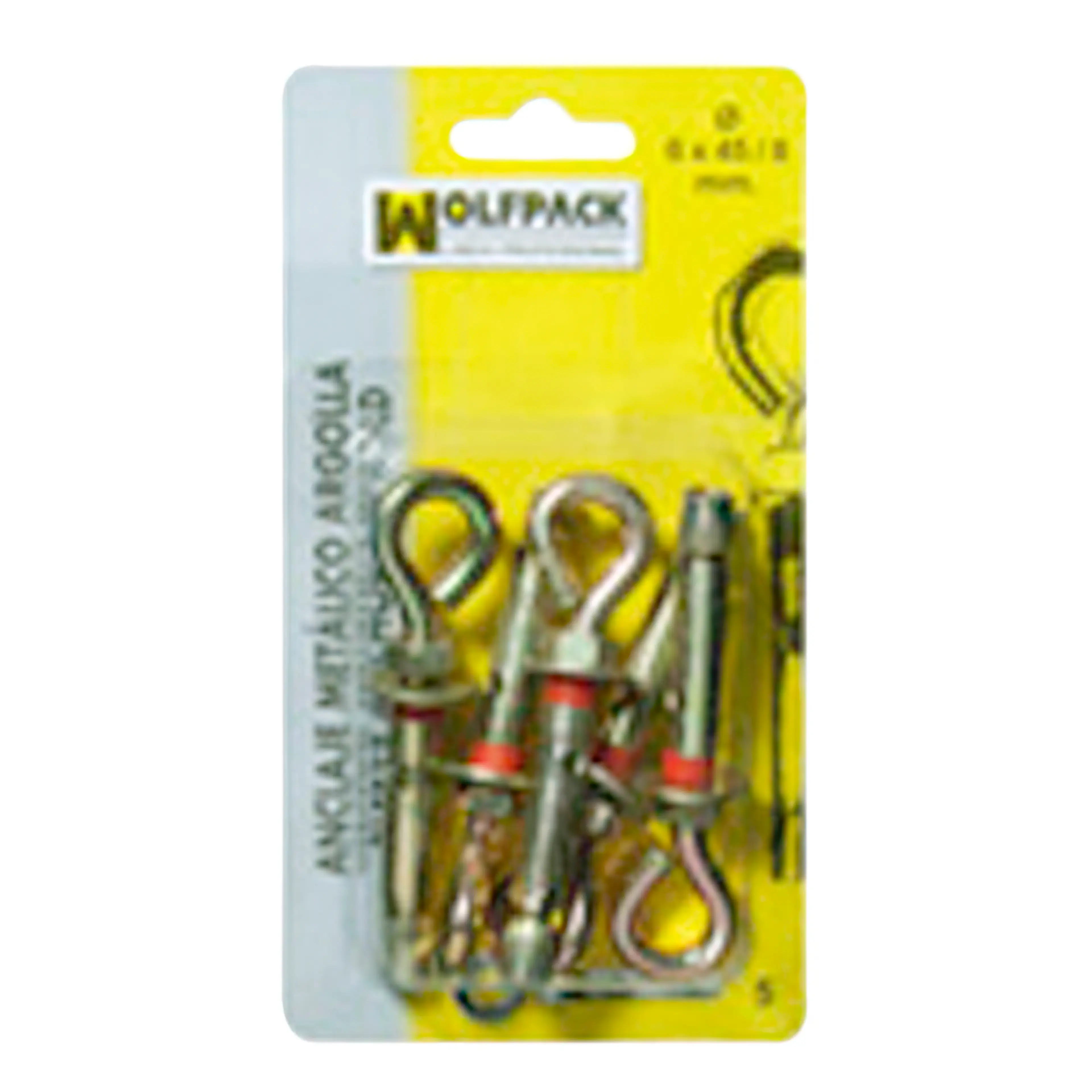 ANCLAJE METÁLICO ARGOLLA 6X 45/ 8 M