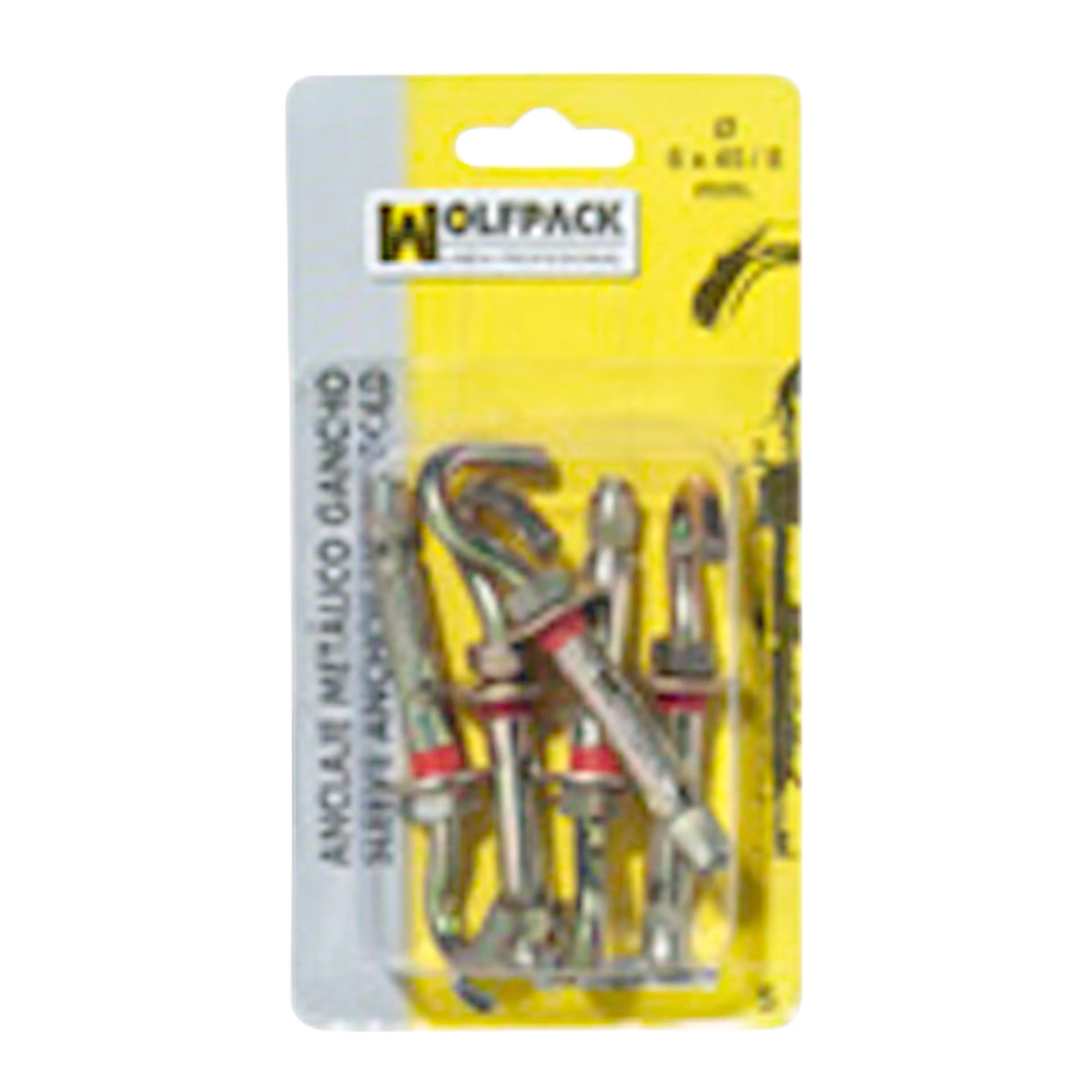 ANCLAJE METÁLICO GANCHO 8X 60/10 MM