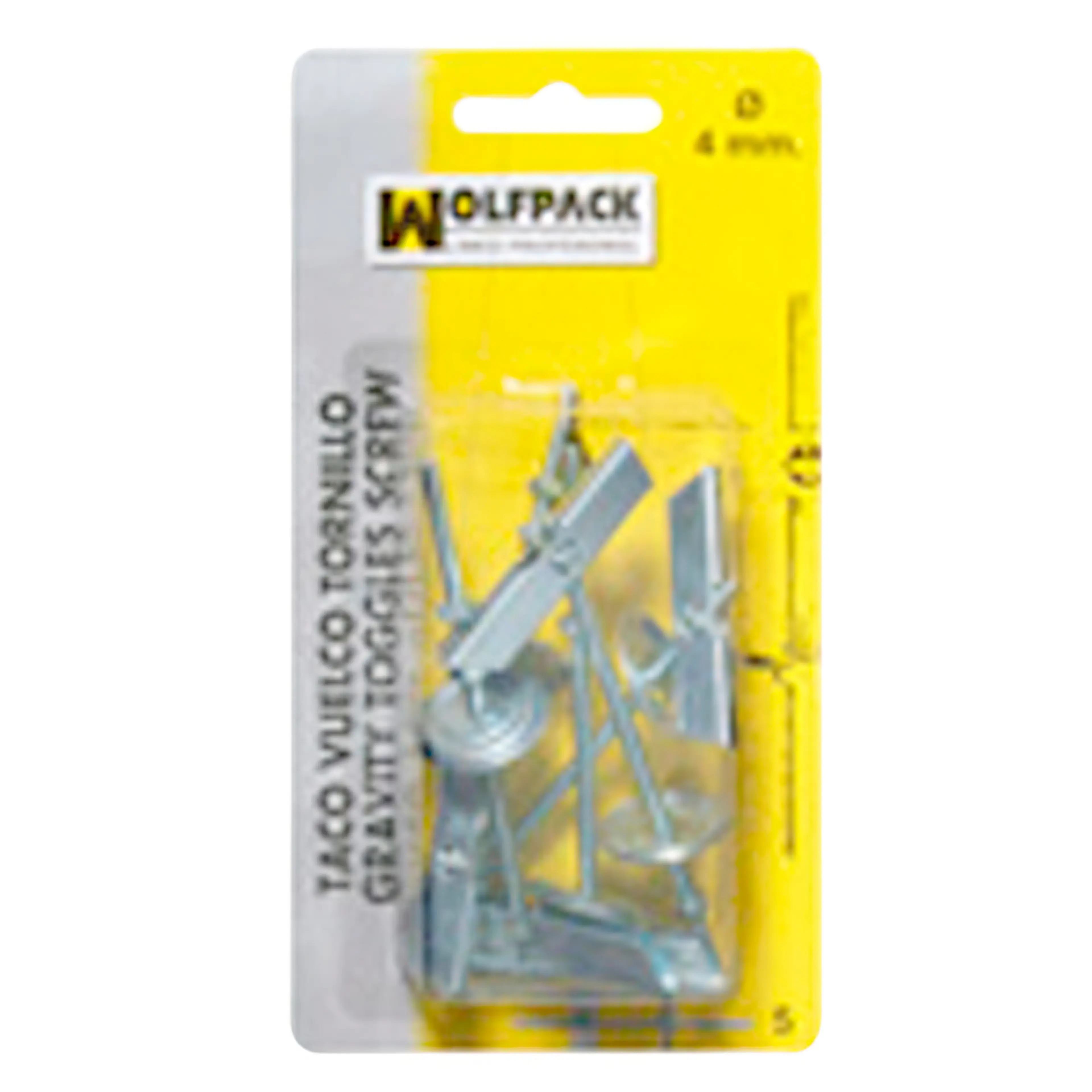 TACO VUELCO TORNILLO M 5     (3 PIE