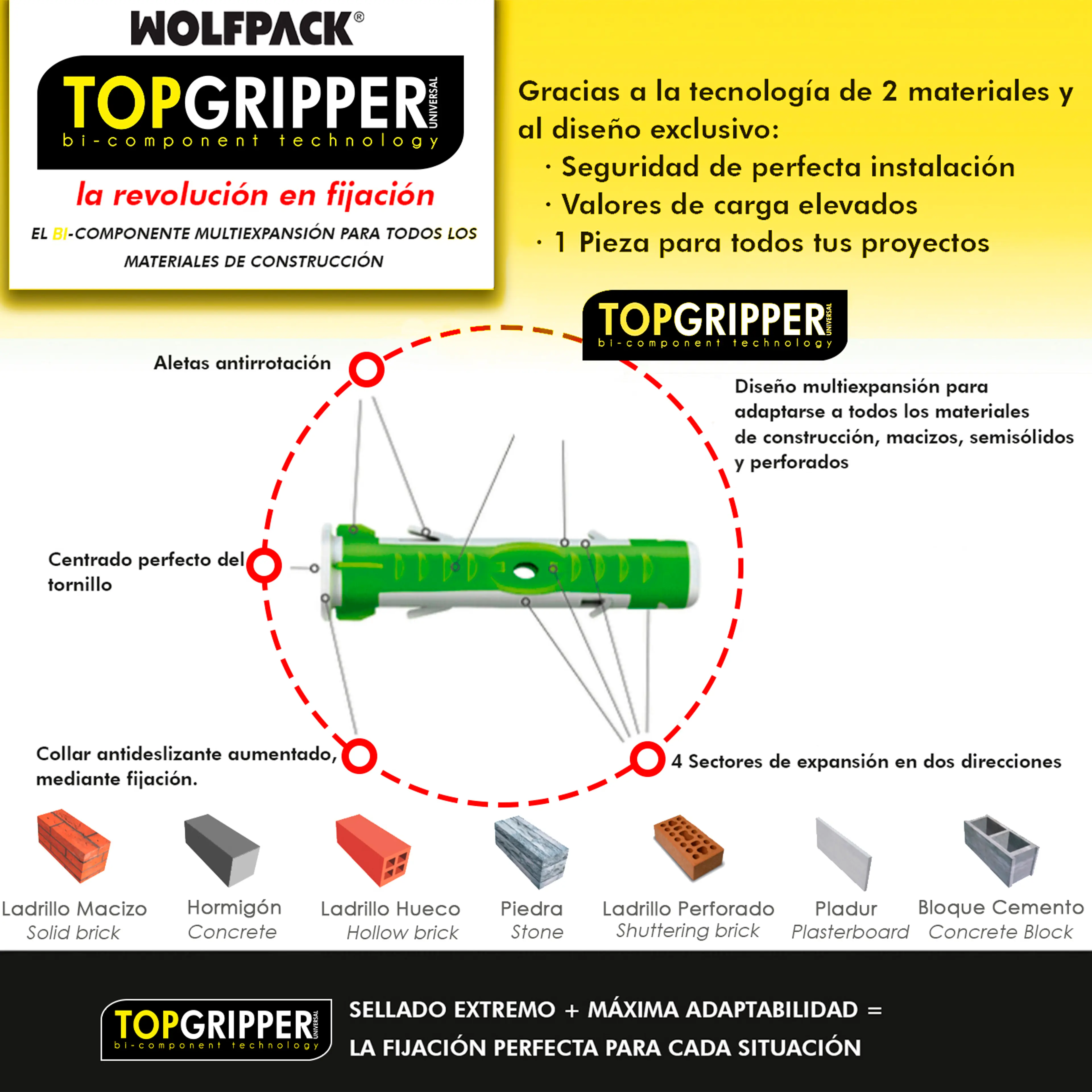 TACO TOPGRIPPER BIMATERIAL Ø 10 MM.