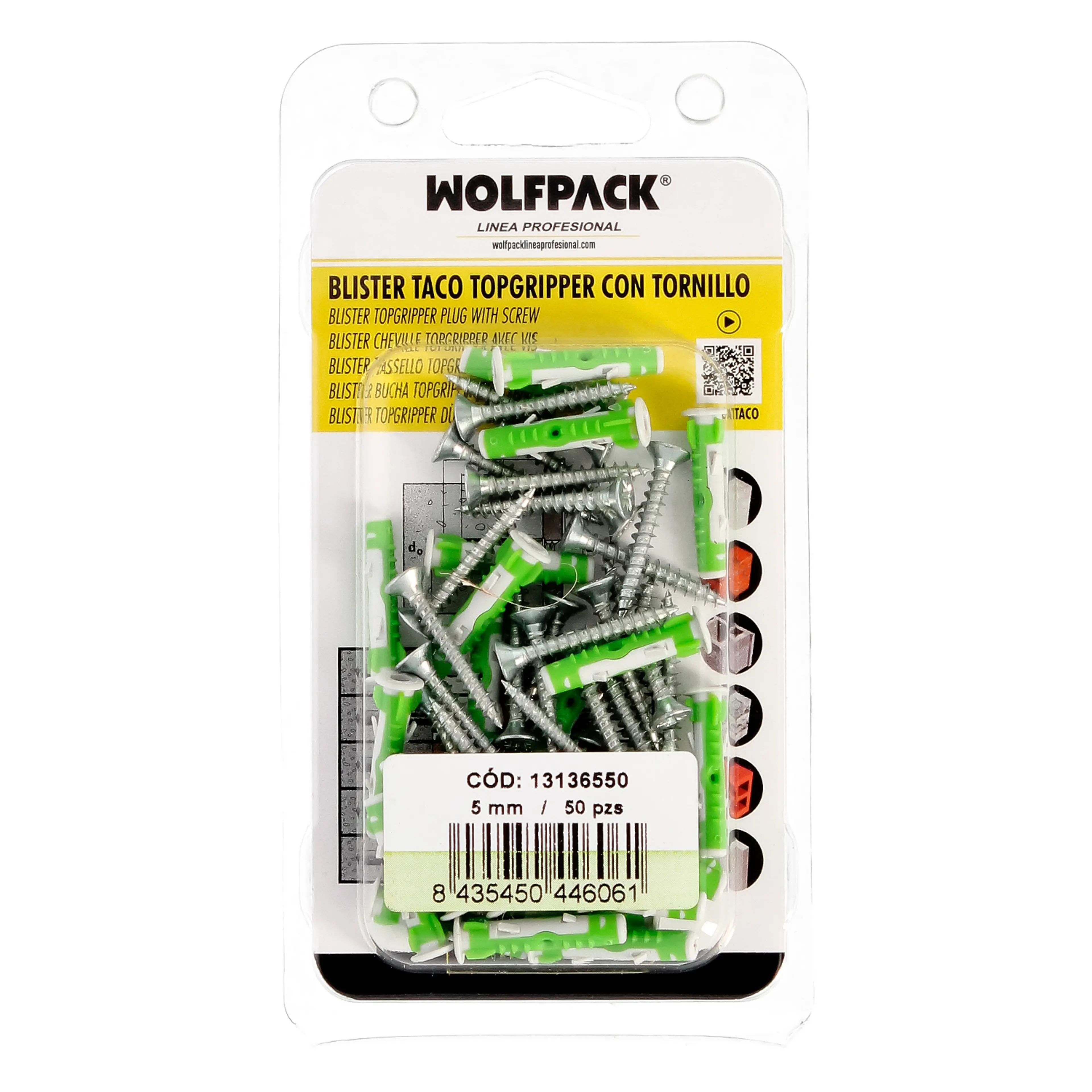 BLISTER TACOS TOPGRIPPER BIMATERIAL