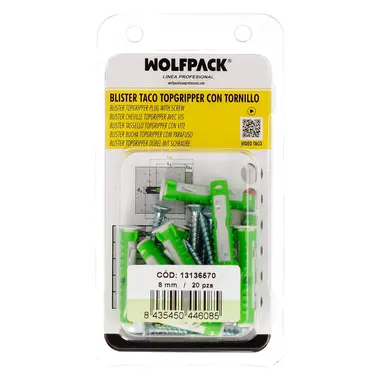 BLISTER TACOS TOPGRIPPER BIMATERIAL