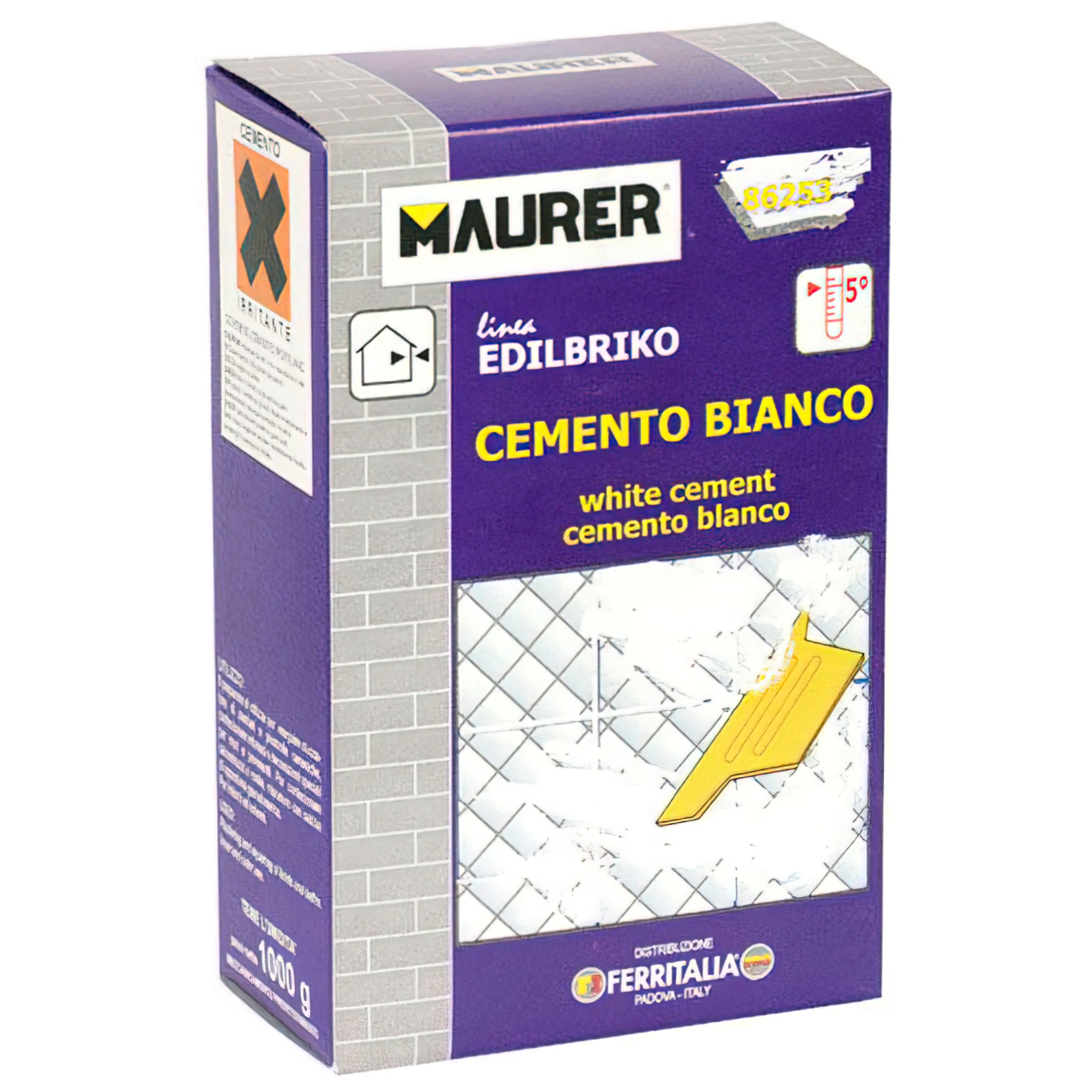 EDIL CEMENTO BLANCO MAURER (CAJA 1 