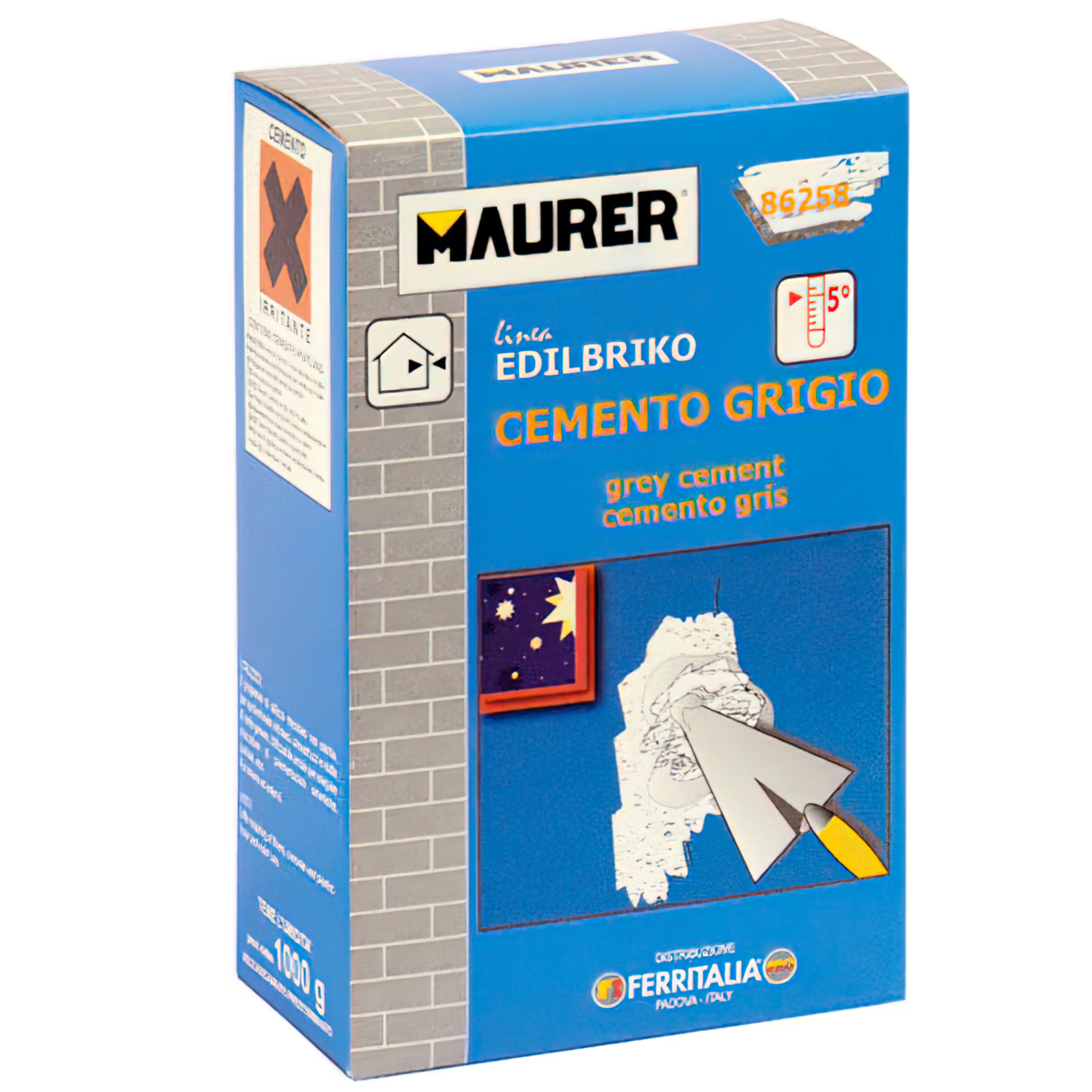 EDIL CEMENTO GRIS MAURER (CAJA 5 KG