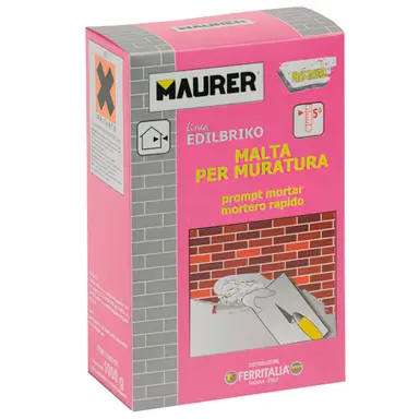 EDIL MORTERO RÁPIDO MAURER (CAJA 5 