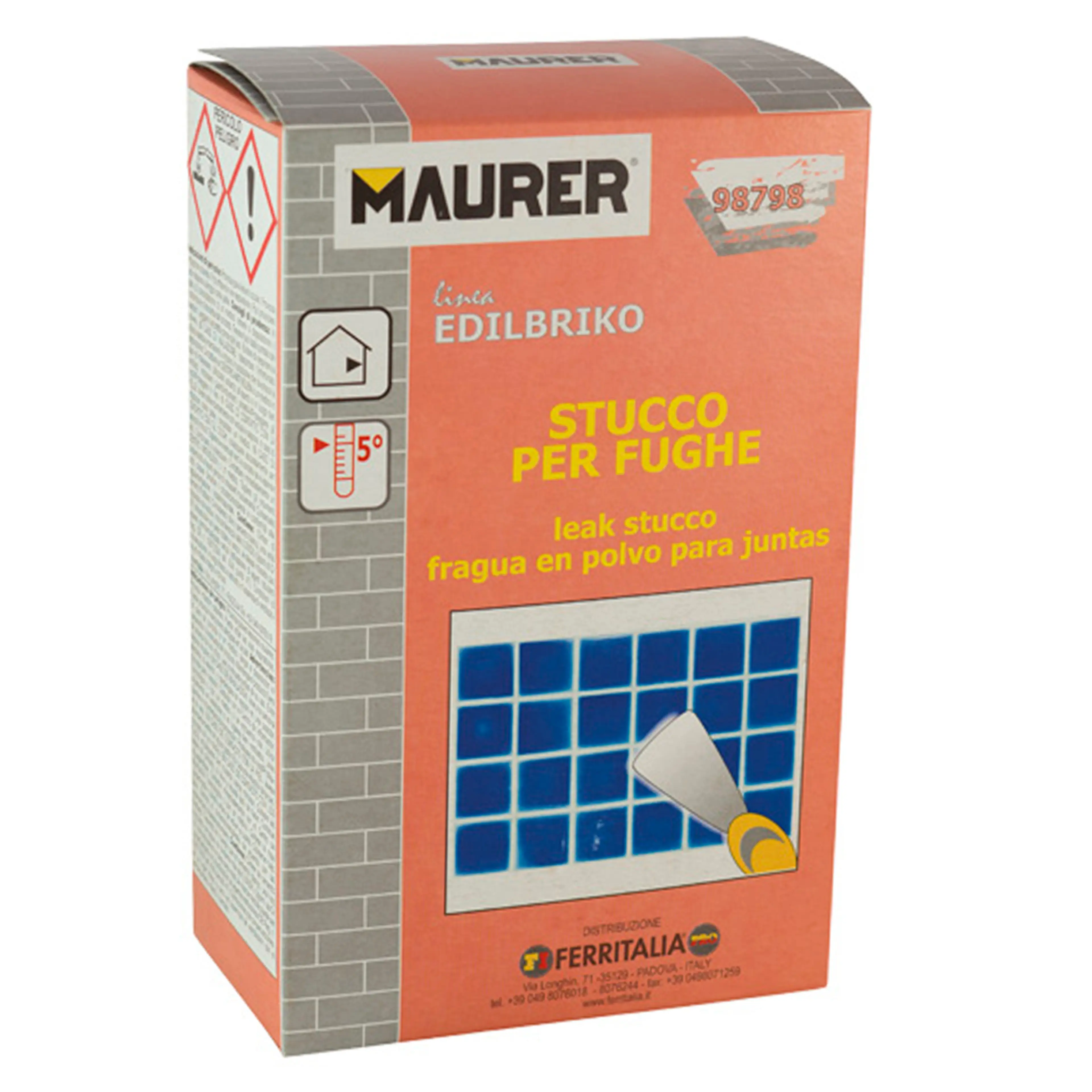 EDIL FRAGUA POLVO JUNTAS MAURER (CA