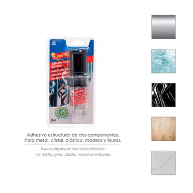 ADHESIVO EPOXI 2 COMPONENTES SUPERT