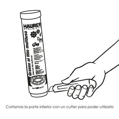 GRASA DE LITIO CARTUCHO 400 ML.