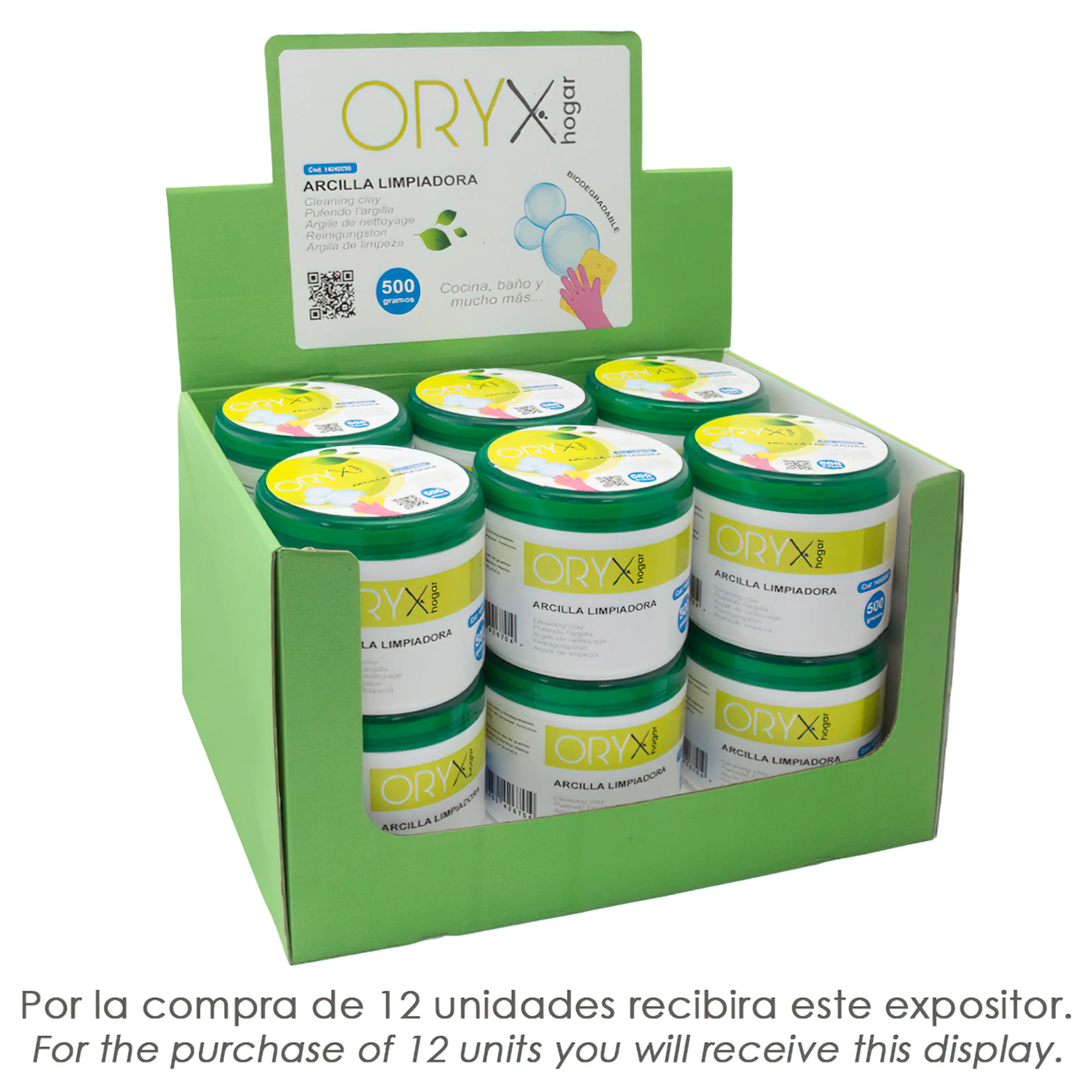 ARCILLA LIMPIADORA MULTIUSOS TARRO 