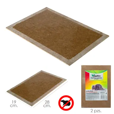 TRAMPA RATONES ADHESIVA 19X28 CM. 2