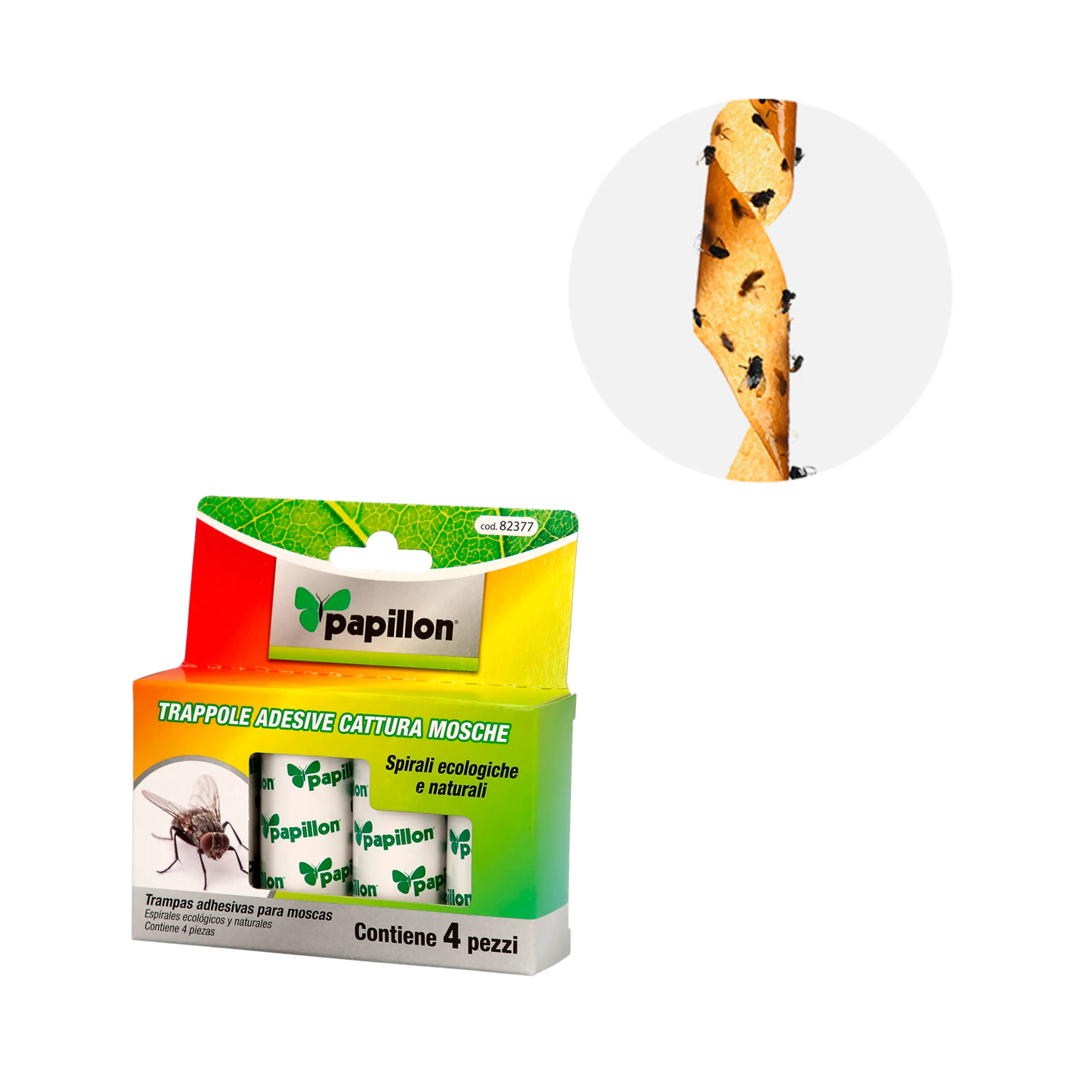 TRAMPA MOSCAS TIRAS ADHESIVAS (4 UN