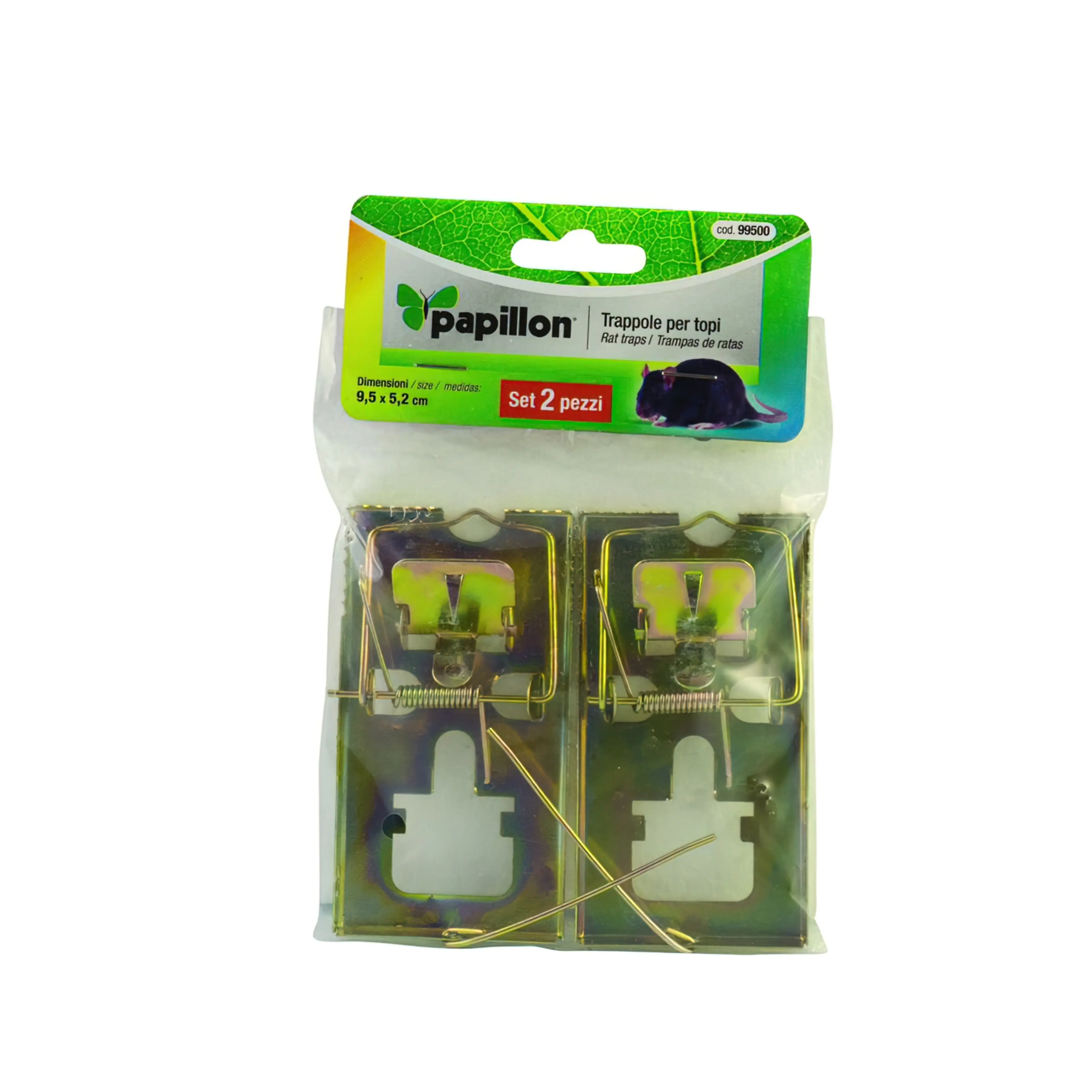 TRAMPA RATONES METÁLICA GALVANIZADA