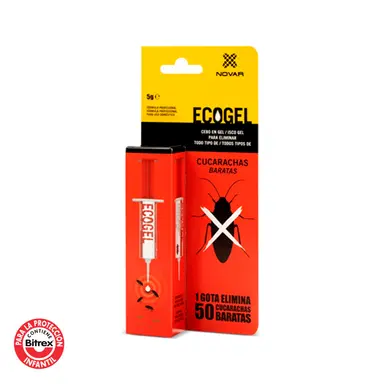 ECOGEL CUCARACHAS JERINGA 5 GRAMOS 