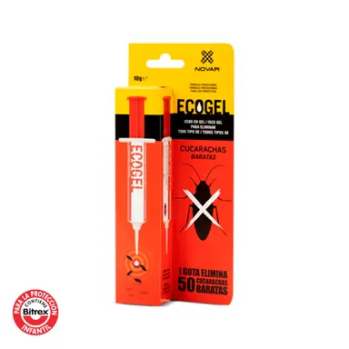 ECOGEL CUCARACHAS JERINGA 10 GRAMOS