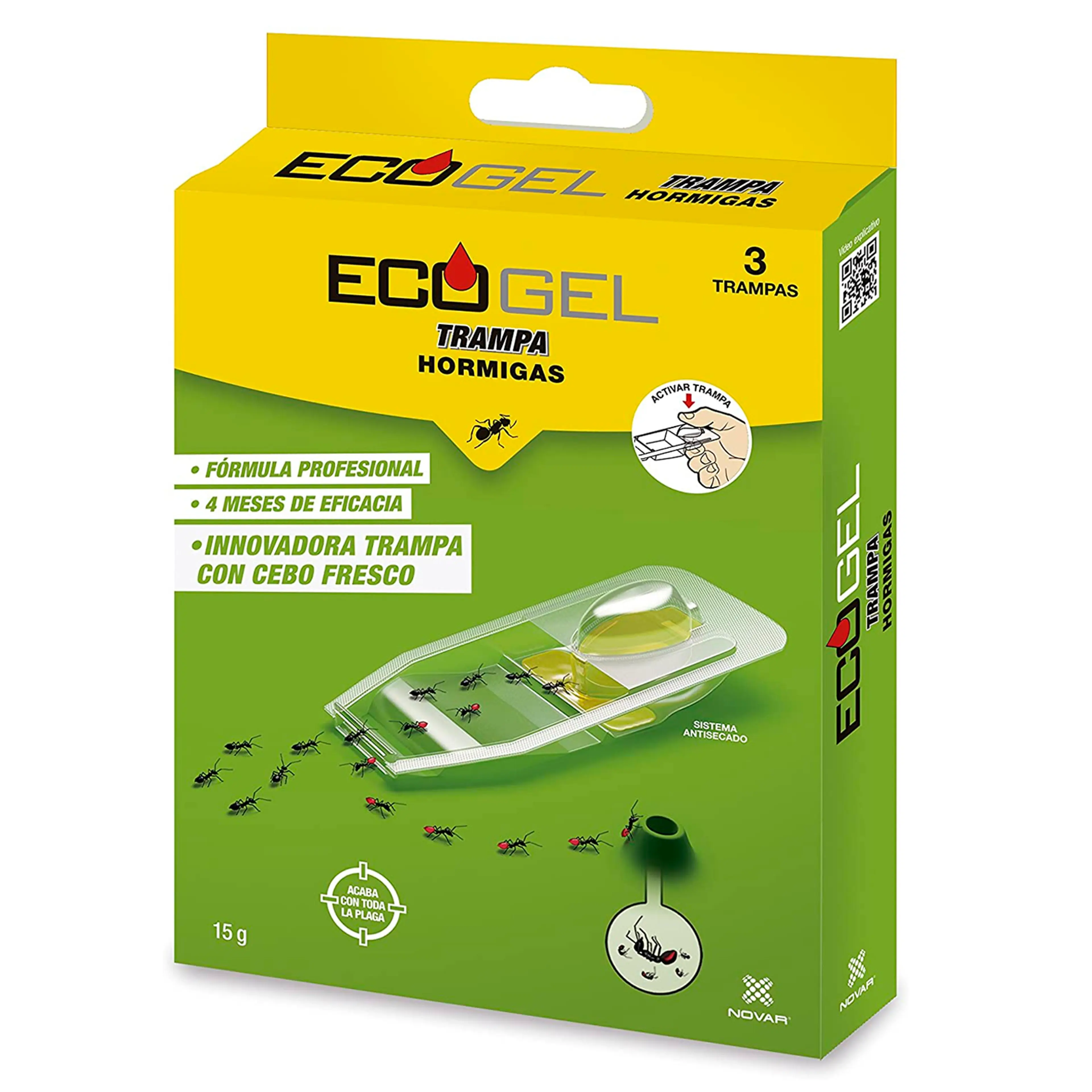 ECOGEL HORMIGAS TRAMPA 15 GRAMOS (C