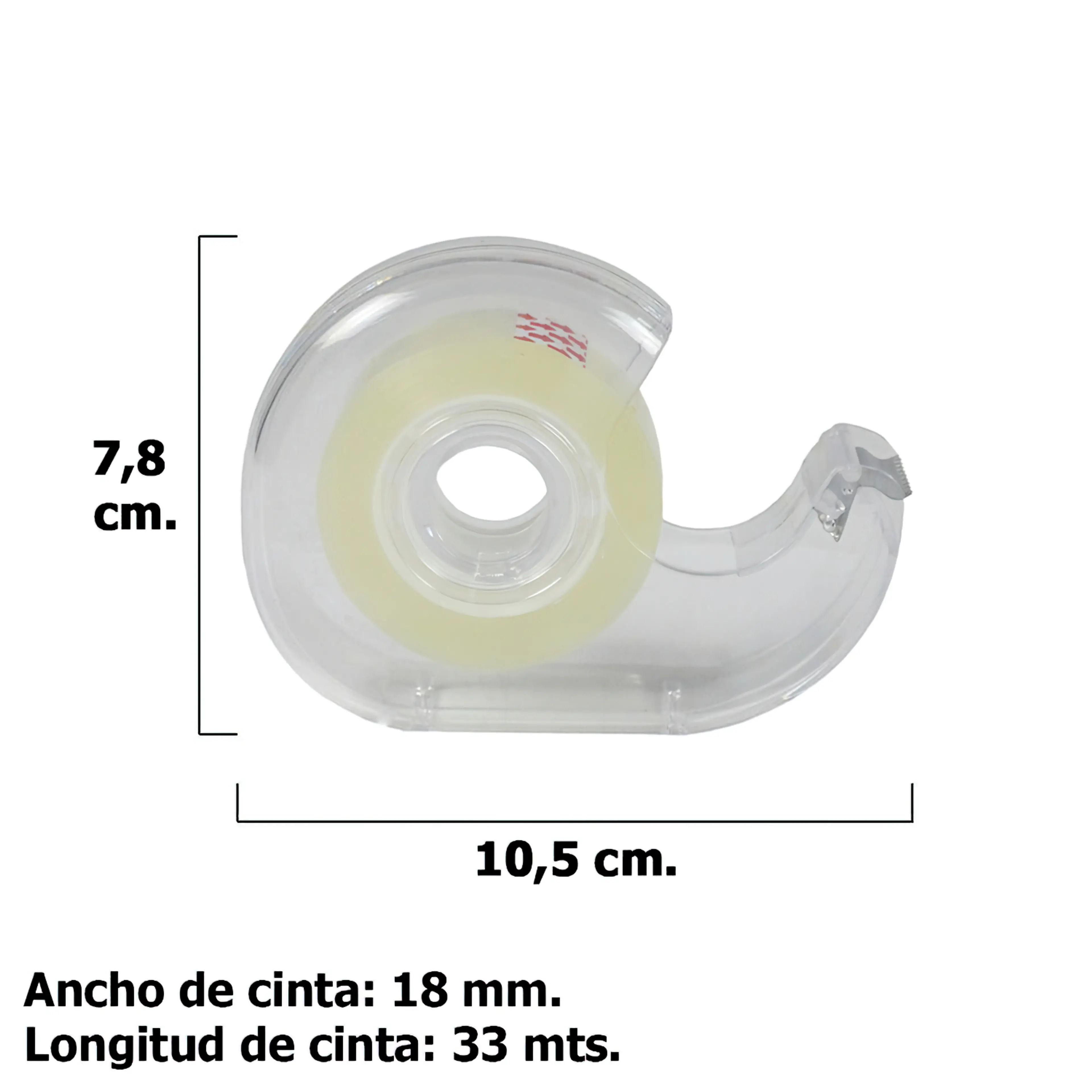 CINTA CELO ADHESIVO TRANSPARENTE 18