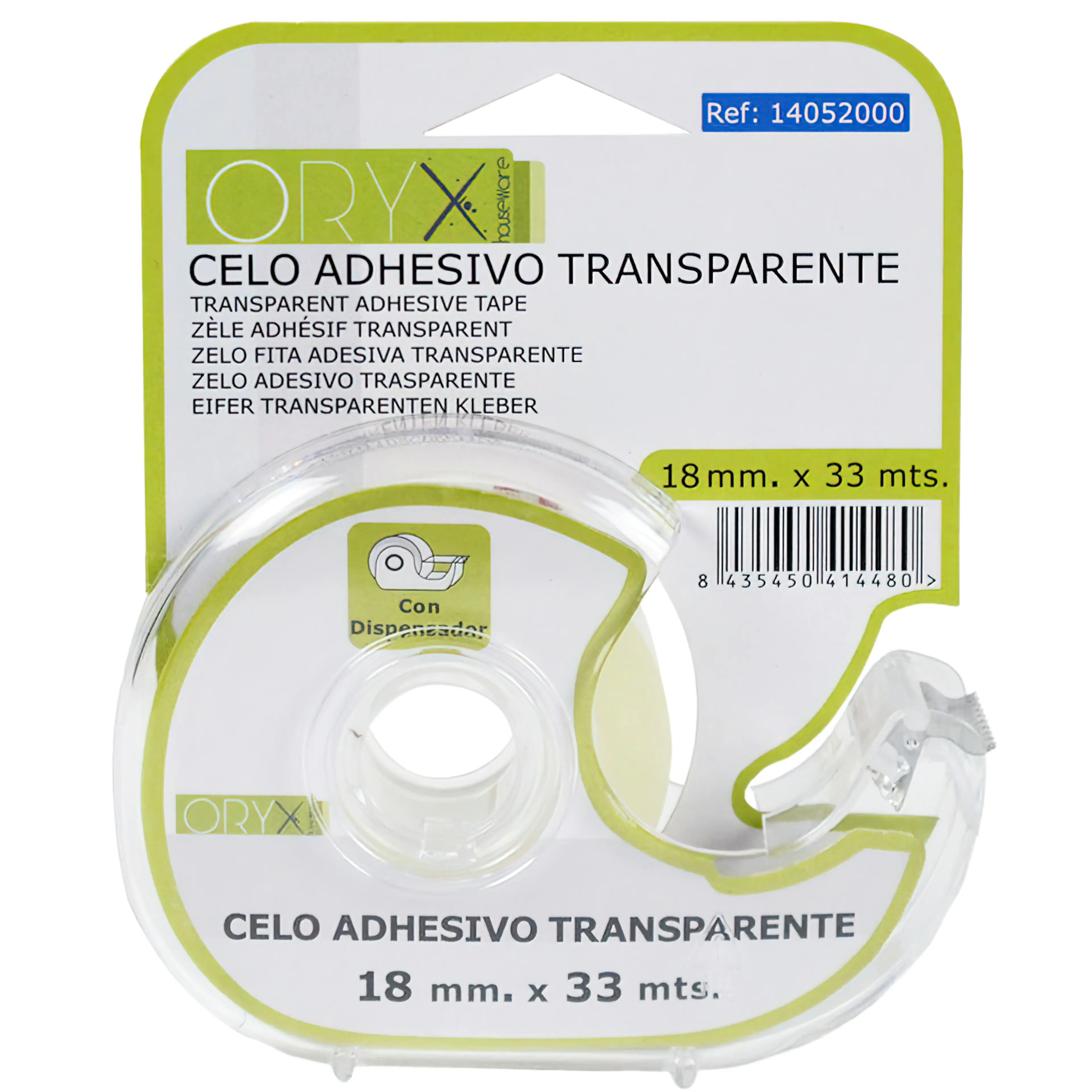 CINTA CELO ADHESIVO TRANSPARENTE 18