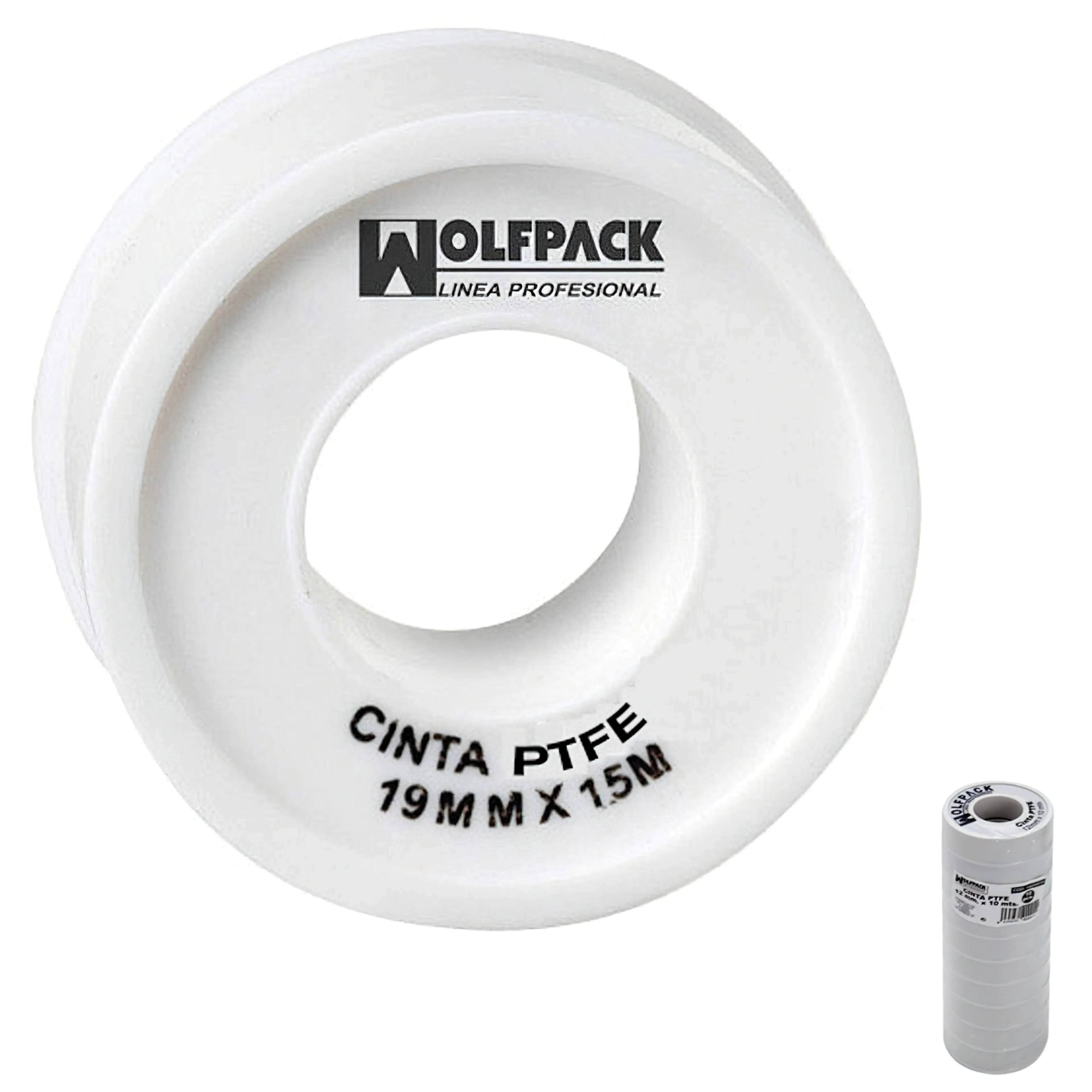 CINTA PTFE WOLFPACK  19 MM. X 15 M.