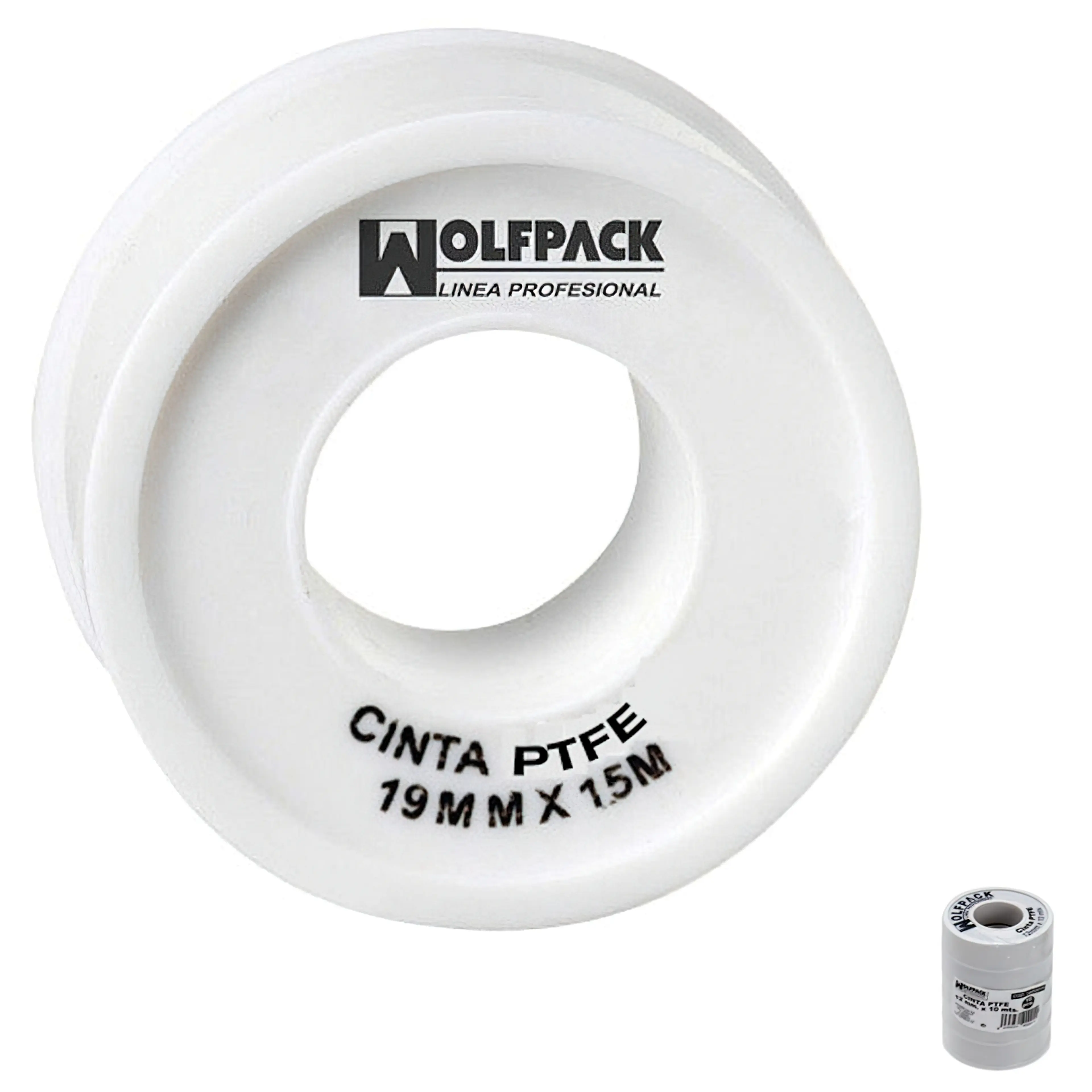 CINTA PTFE WOLFPACK 19 MM. X 50 M. 