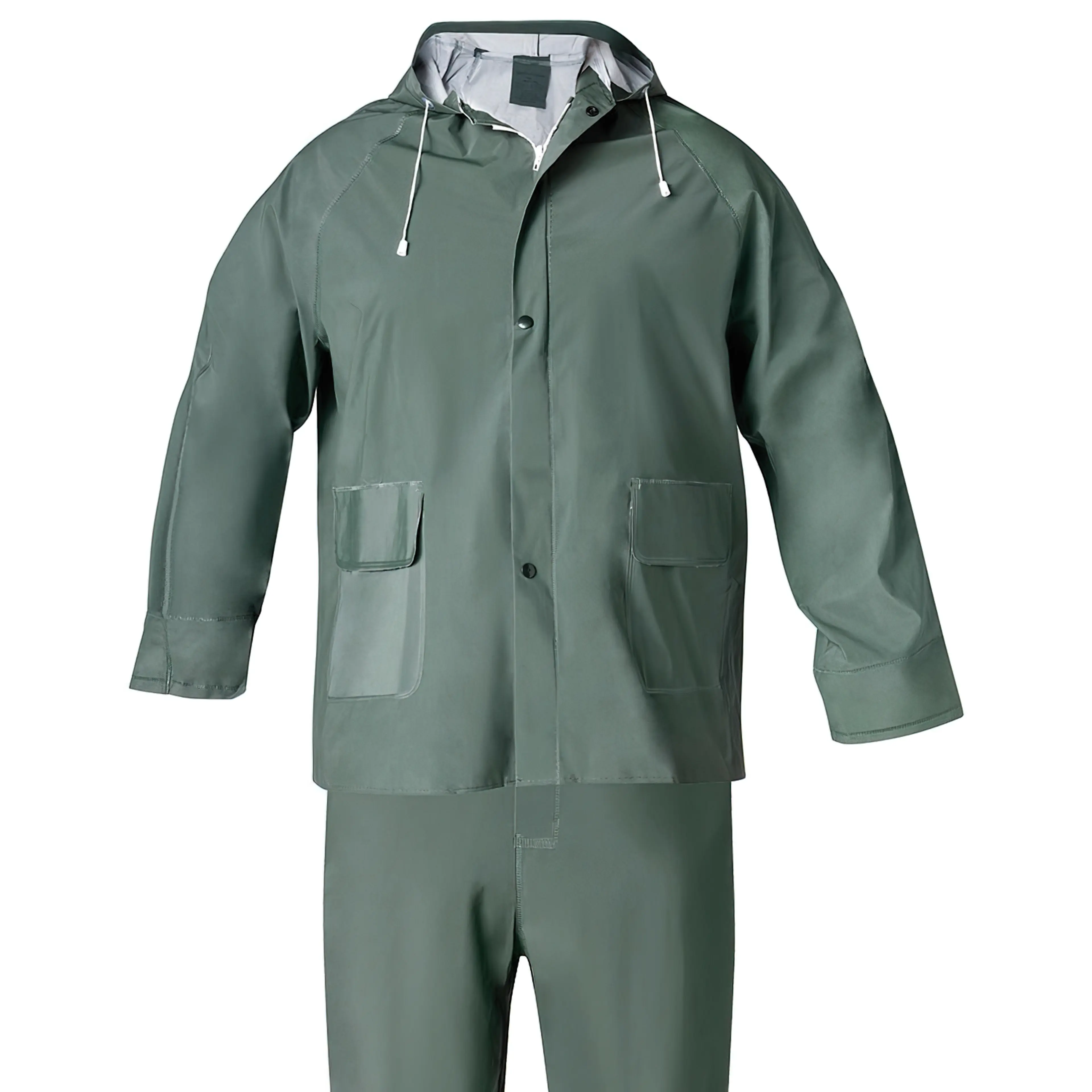 TRAJE DE AGUA IMPERMEABLE VERDE PVC