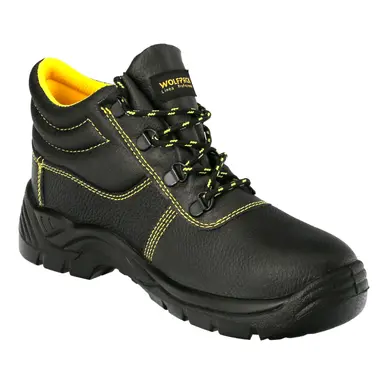 BOTAS SEGURIDAD S3 PIEL NEGRA WOLFP
