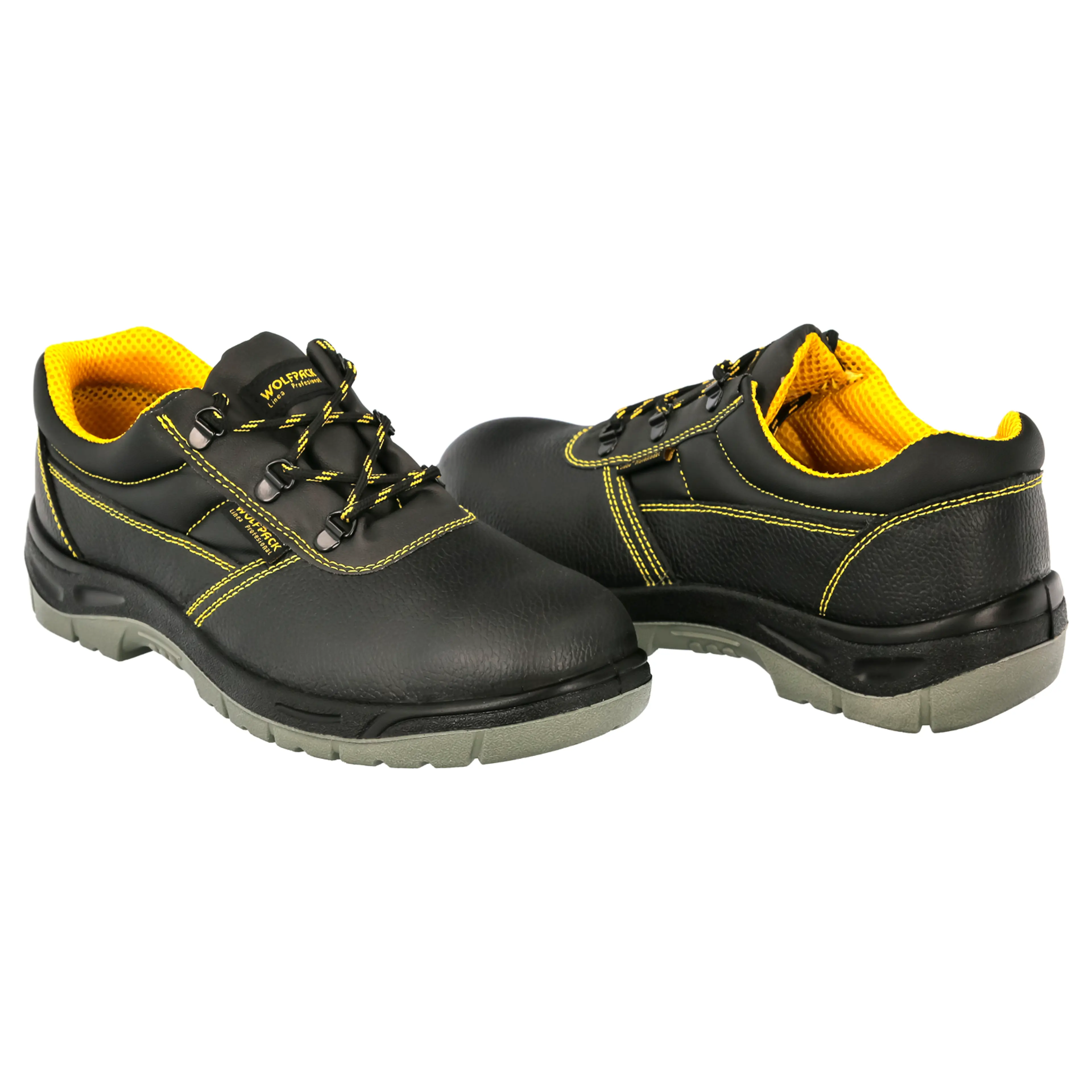 ZAPATOS SEGURIDAD S3 PIEL NEGRA WOL