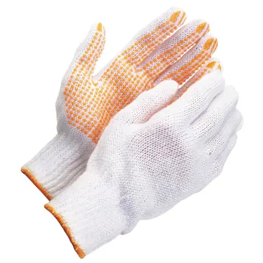 GUANTES ALGODON PUNTOS PVC AMARILLO