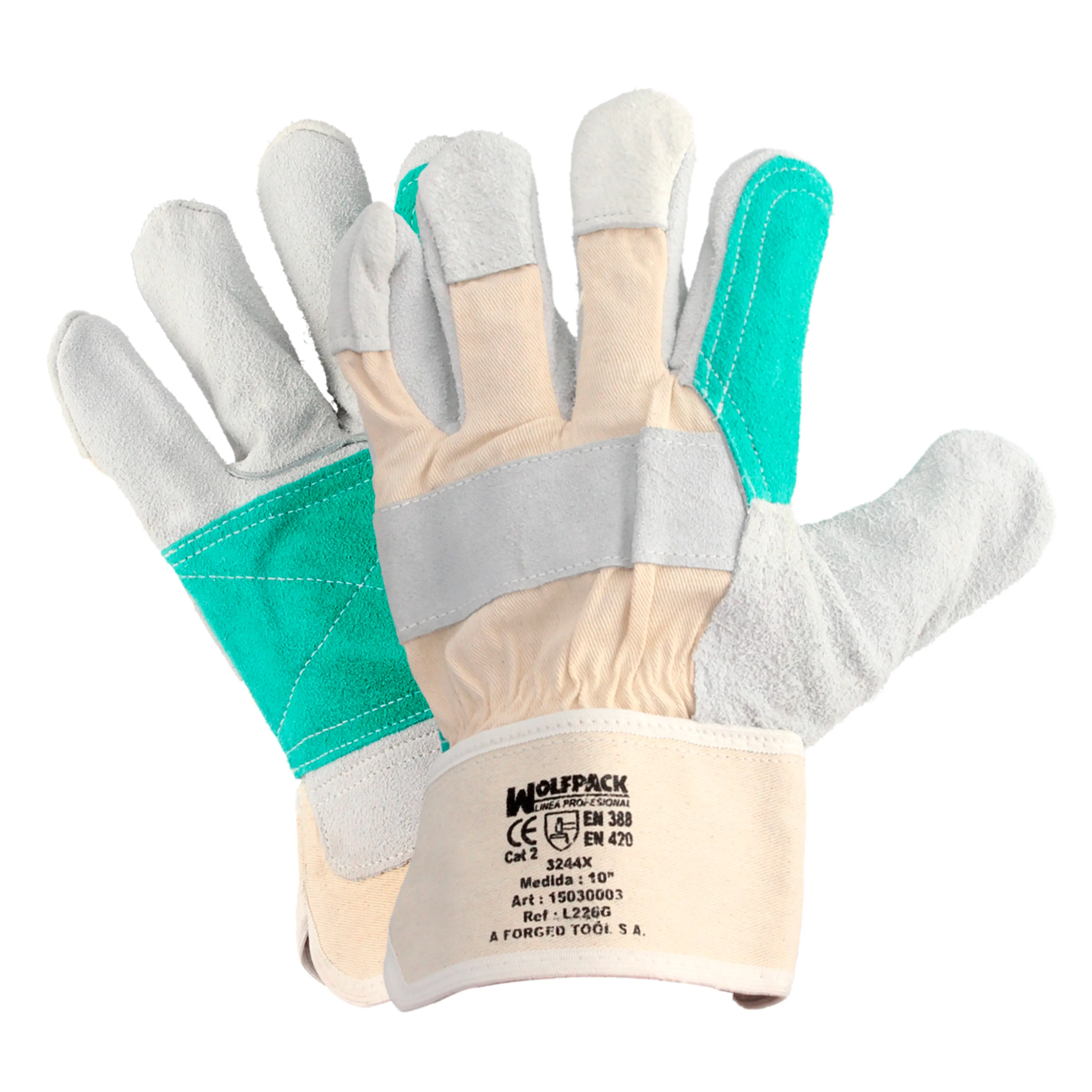 GUANTES AMERICANO SERRAJE PALMA REF