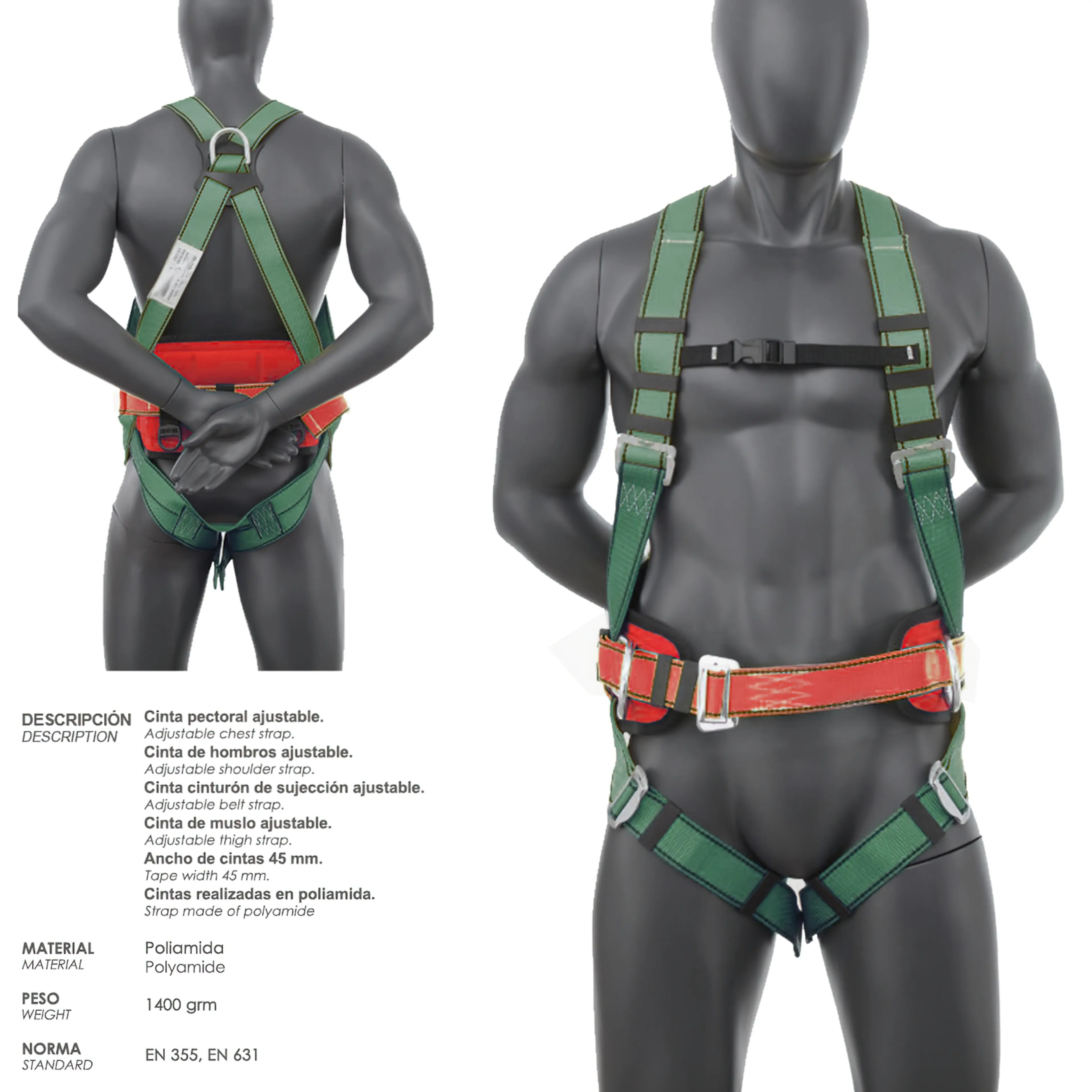 ARNES ANTICAIDAS KIT SEGURIDAD Nº 2